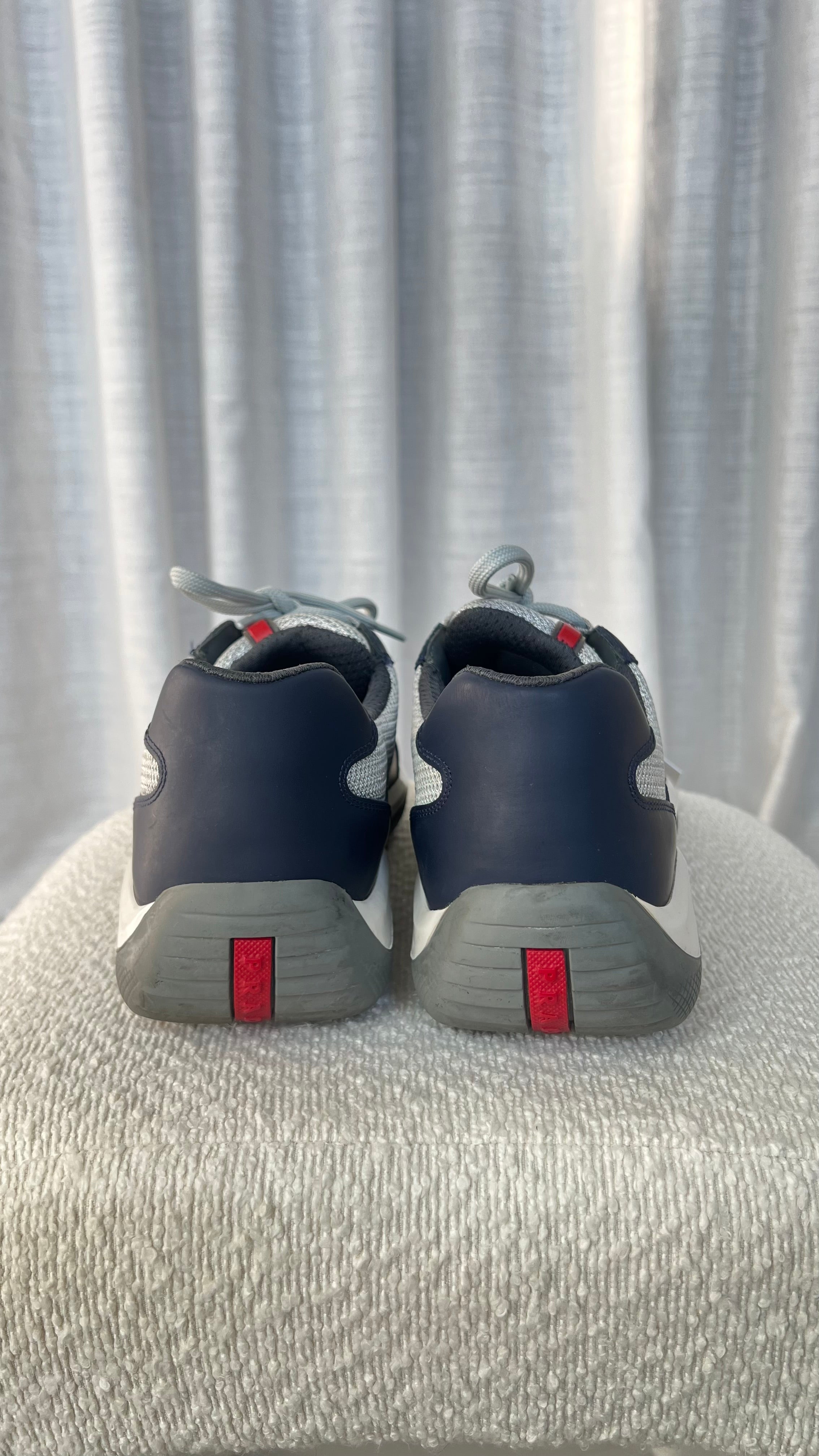 Prada Sneakers In Navy Blue - Size 41
