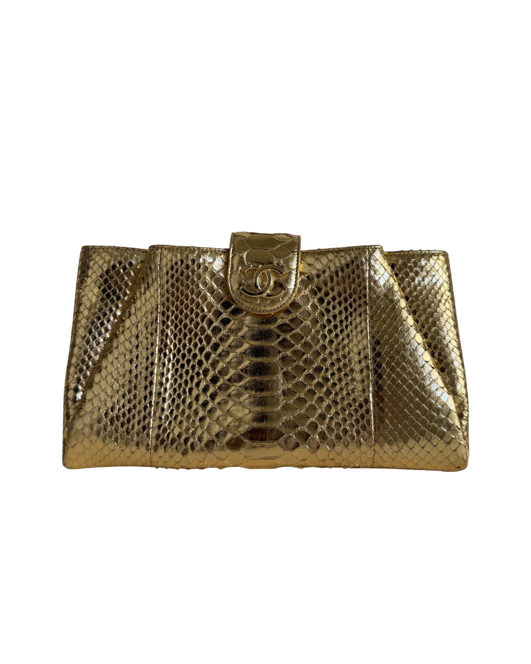 Chanel Python Clutch