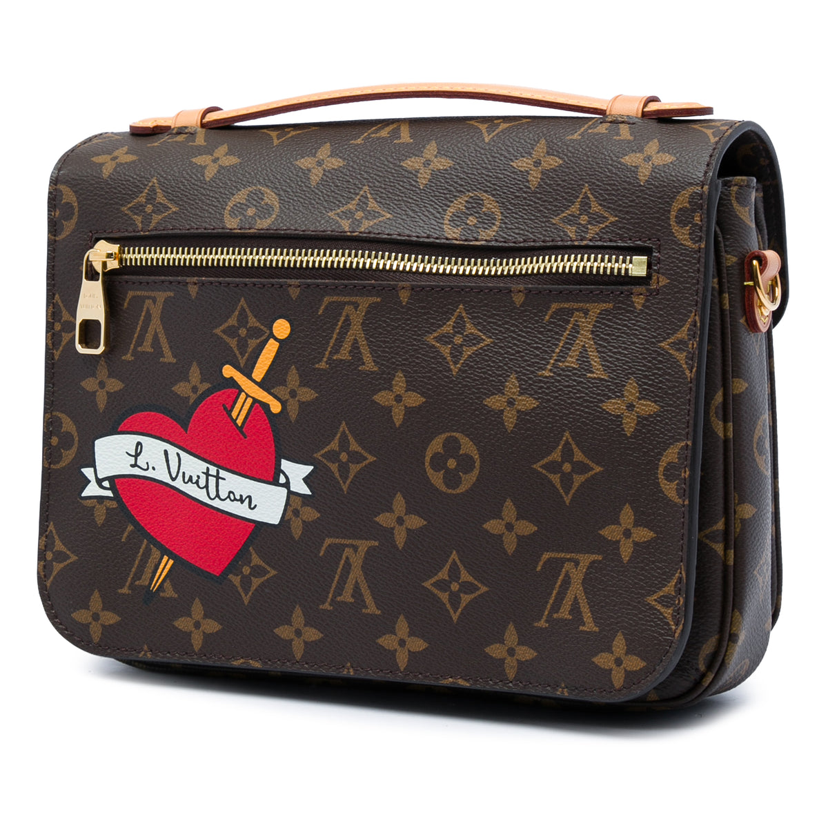 Louis Vuitton Monogram Patches Metis Brown