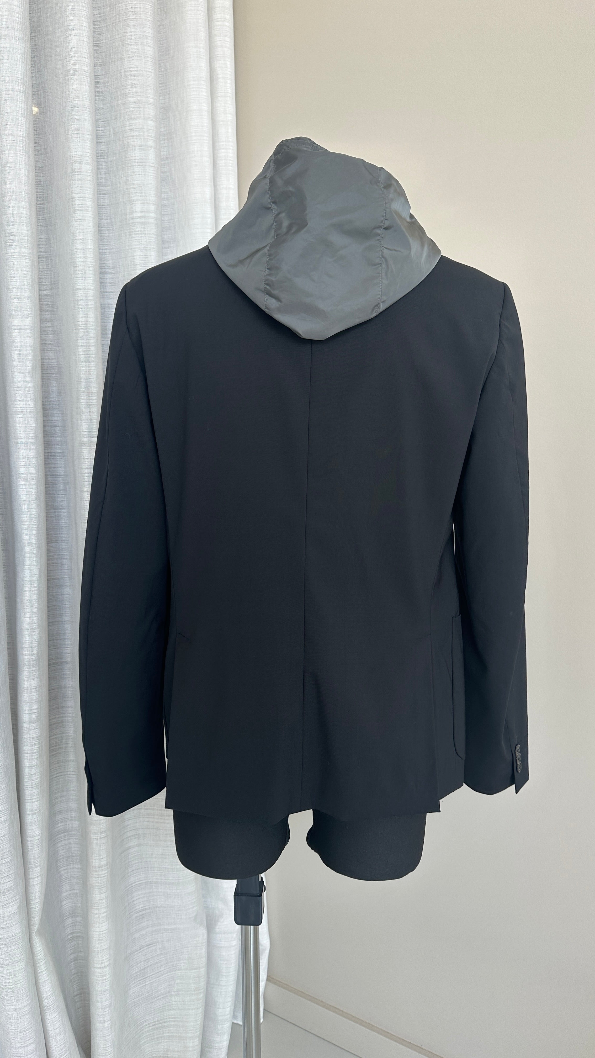Prada Blazer Removable Nylon Hood