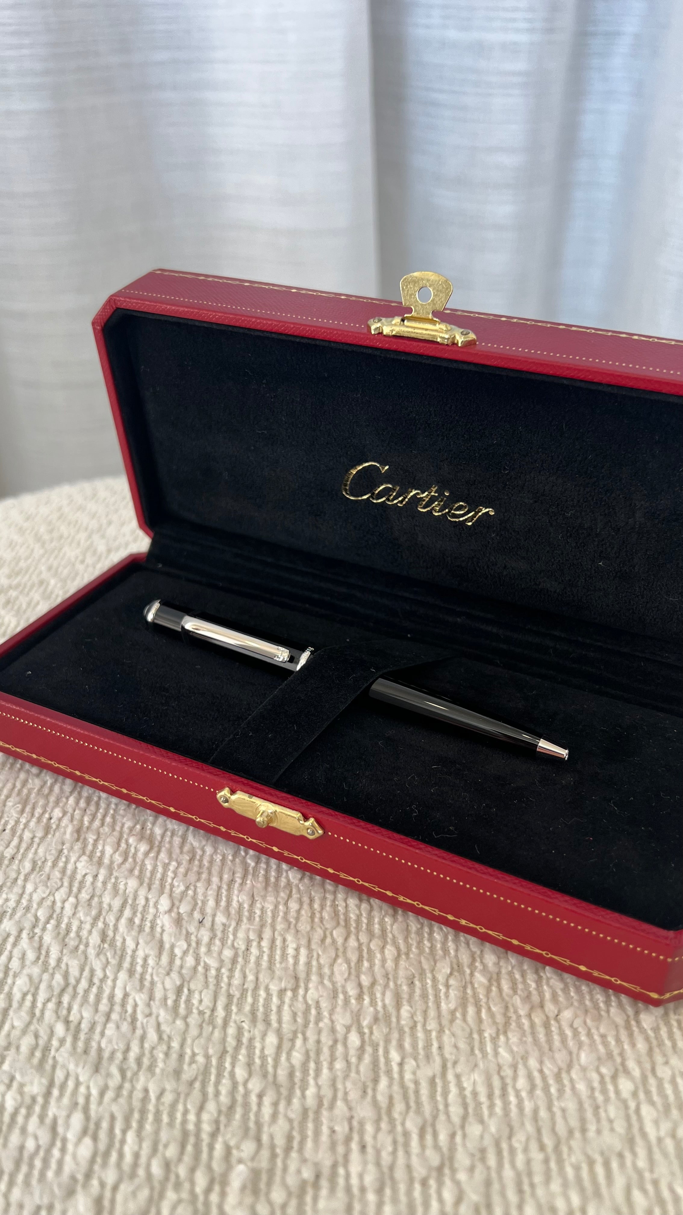 Cartier Diabolo Pen In Black