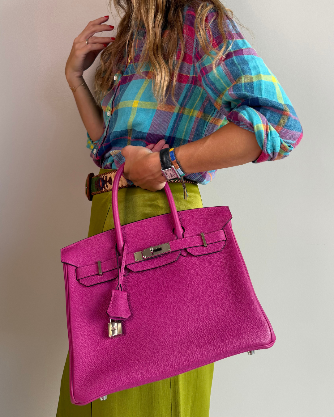 Hermès Birkin 30 in Rose Pourpre Togo Leather with Box
