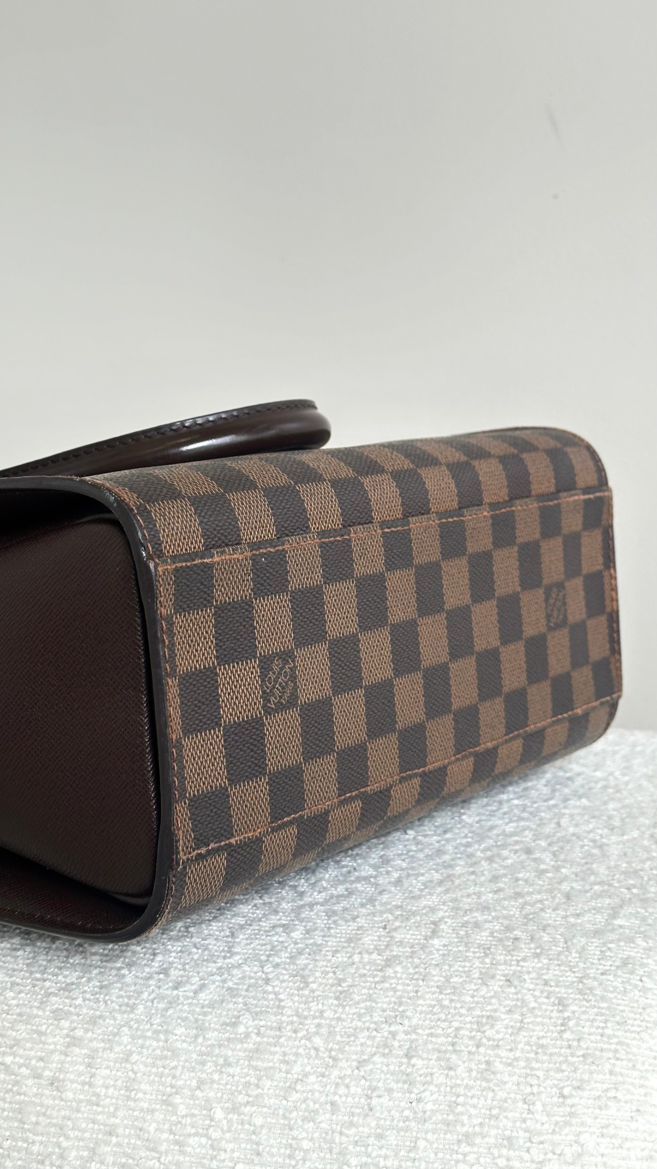 LOUIS VUITTON DAMIER EBENE TRIANA IN BROWN