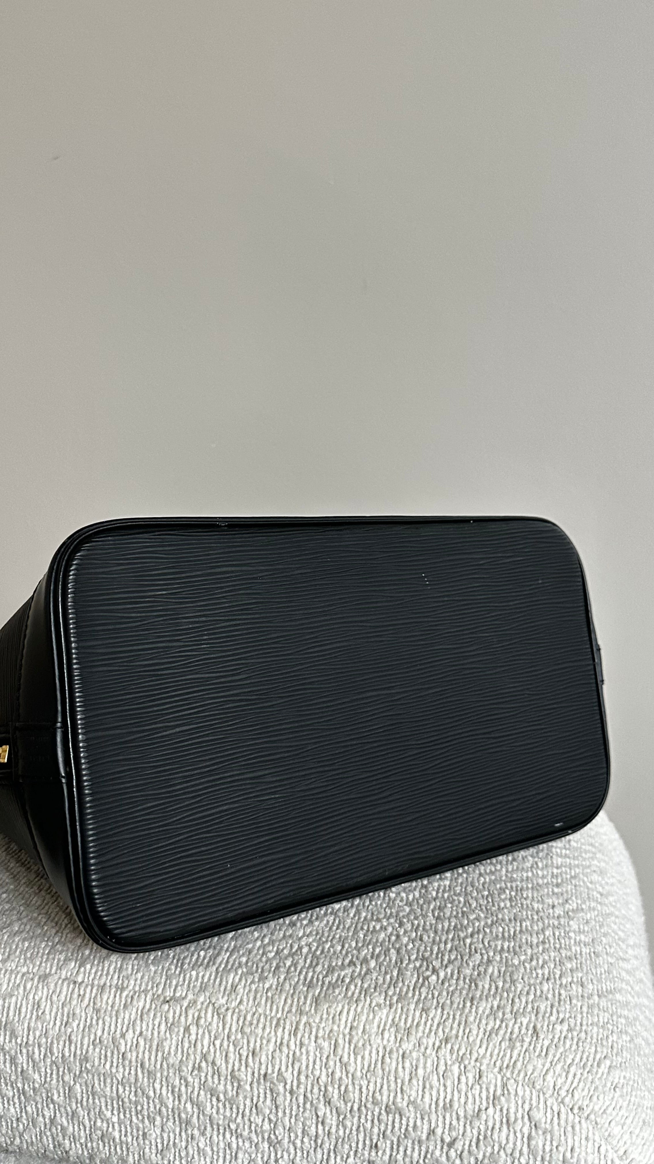 Louis Vuitton Epi Leather Alma PM Bag In Black