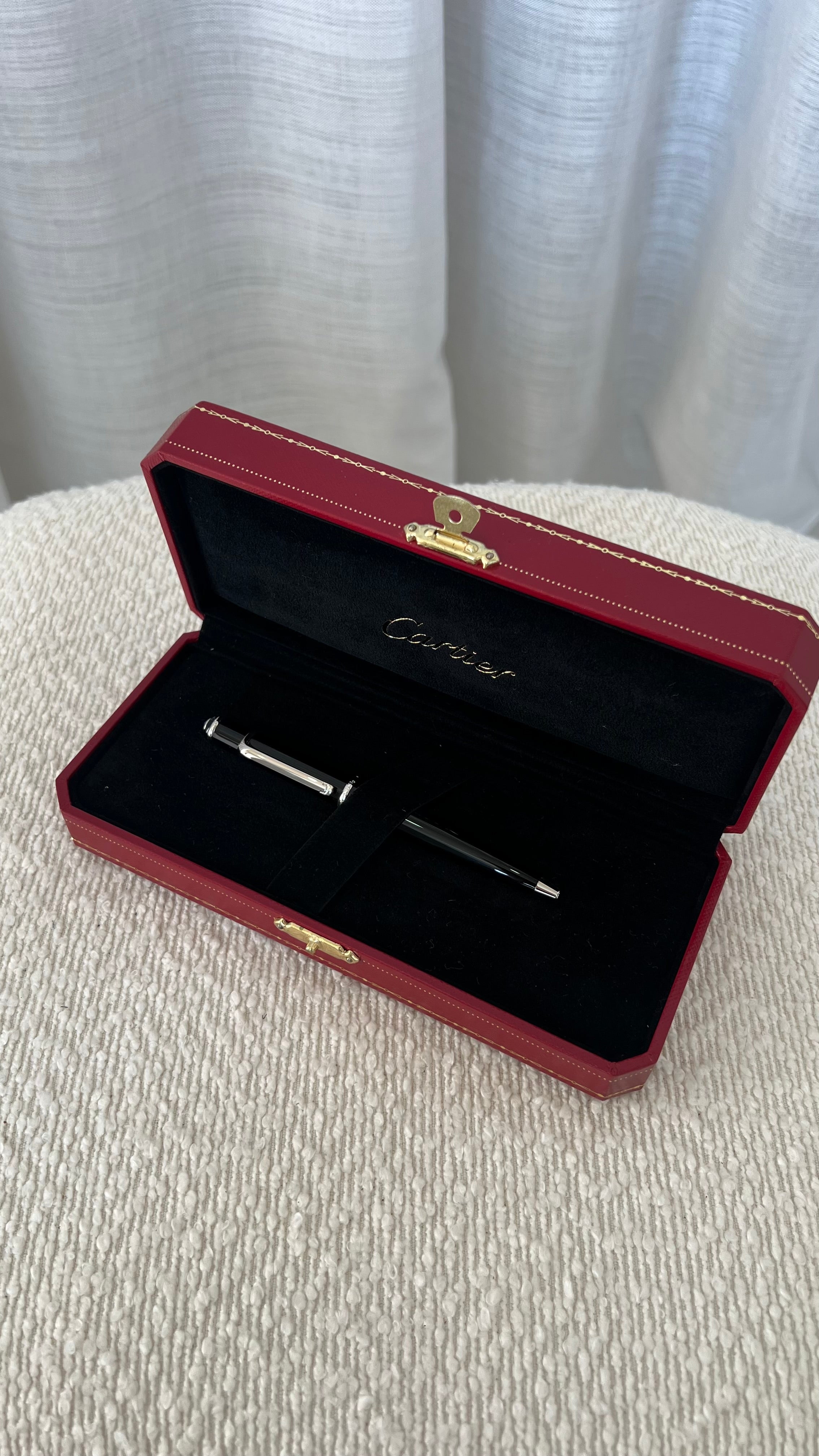 Cartier Diabolo Pen In Black