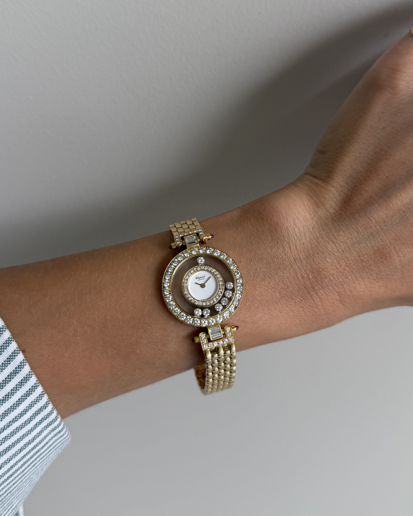 CHOPARD HAPPY DIAMONDS WATCH 18K GOLD
