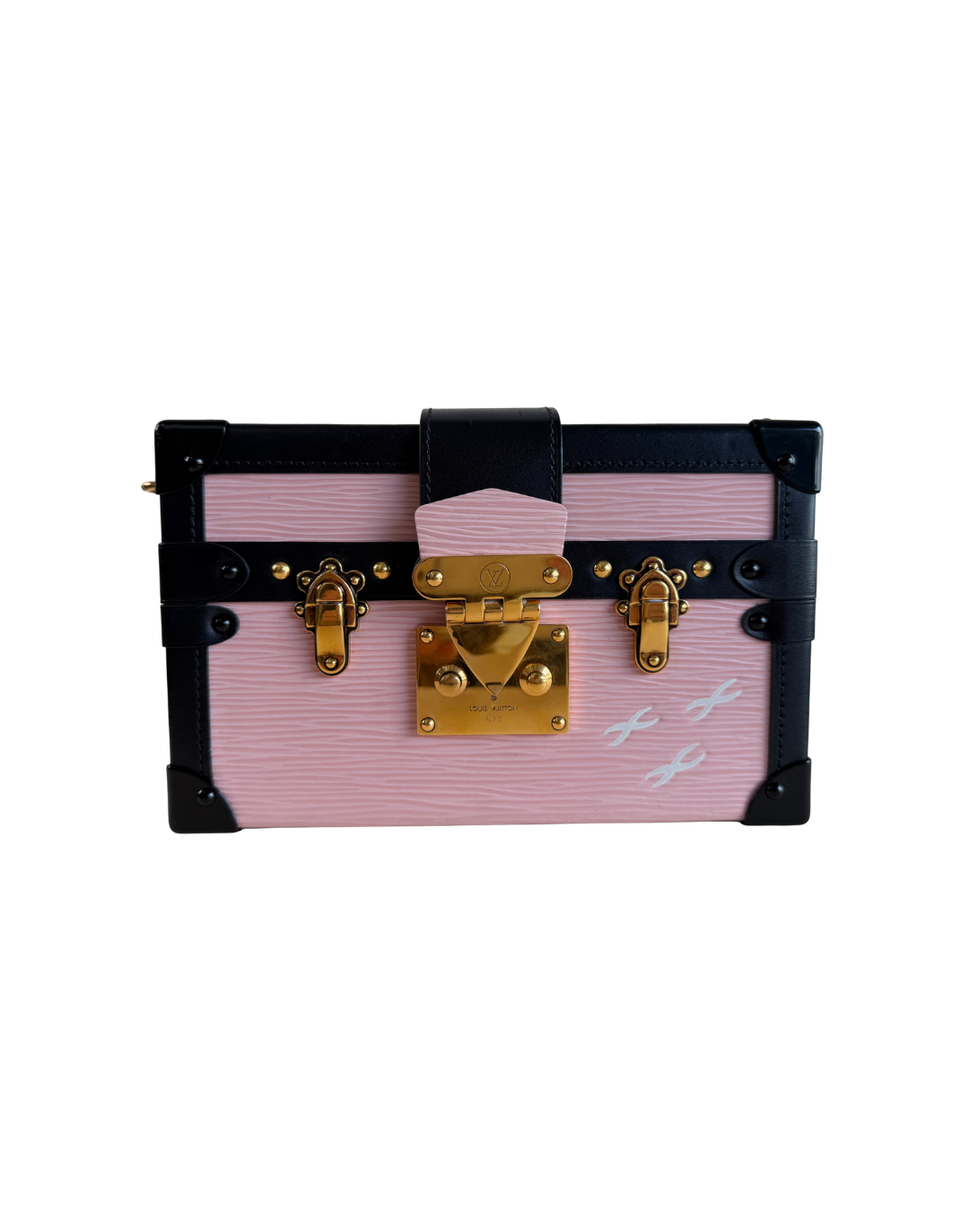 Louis Vuitton Petite Malle Bag in Baby Pink