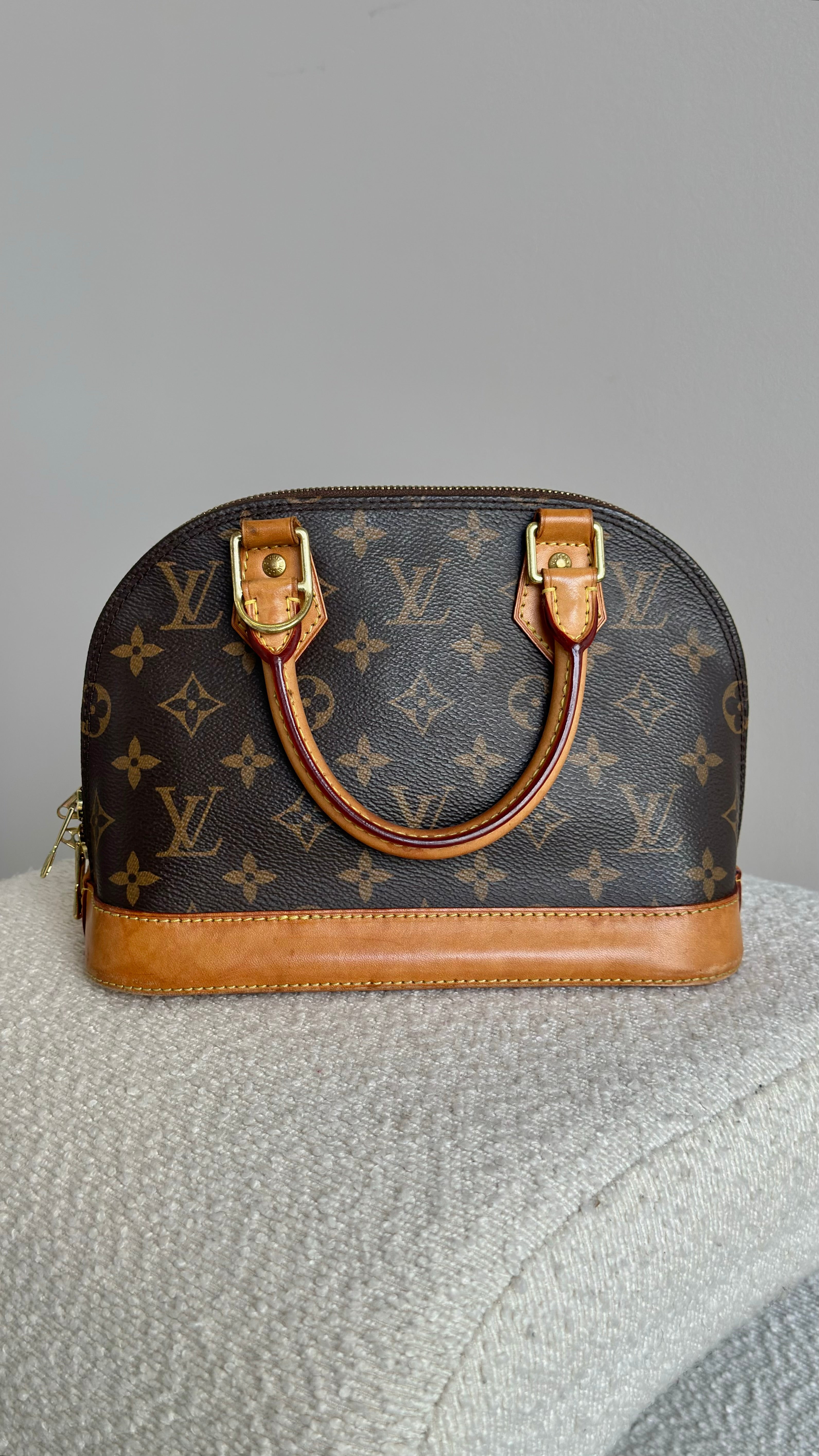 LOUIS VUITTON MONOGRAM ALMA BB IN BROWN