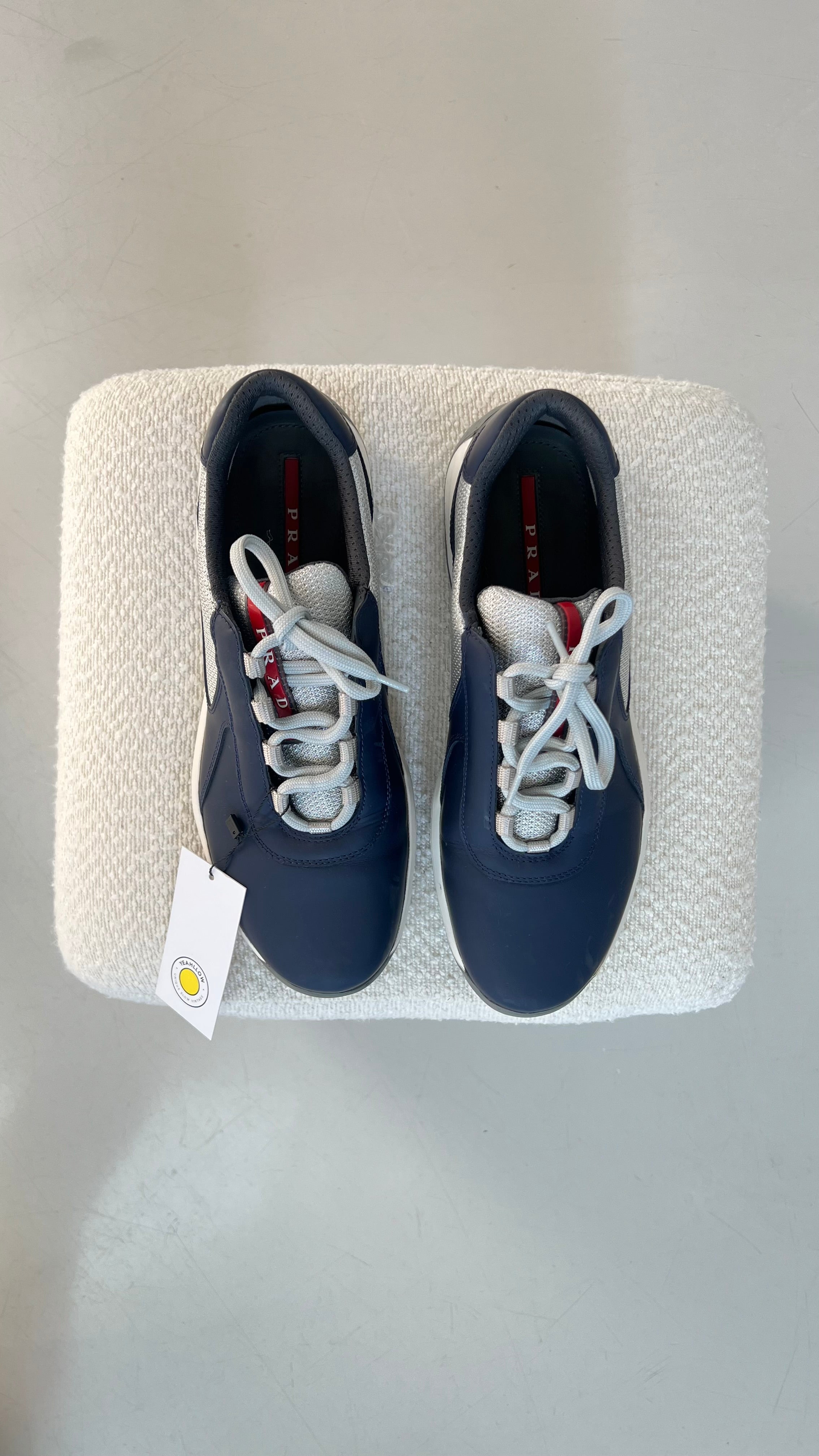 Prada Sneakers In Navy Blue - Size 41