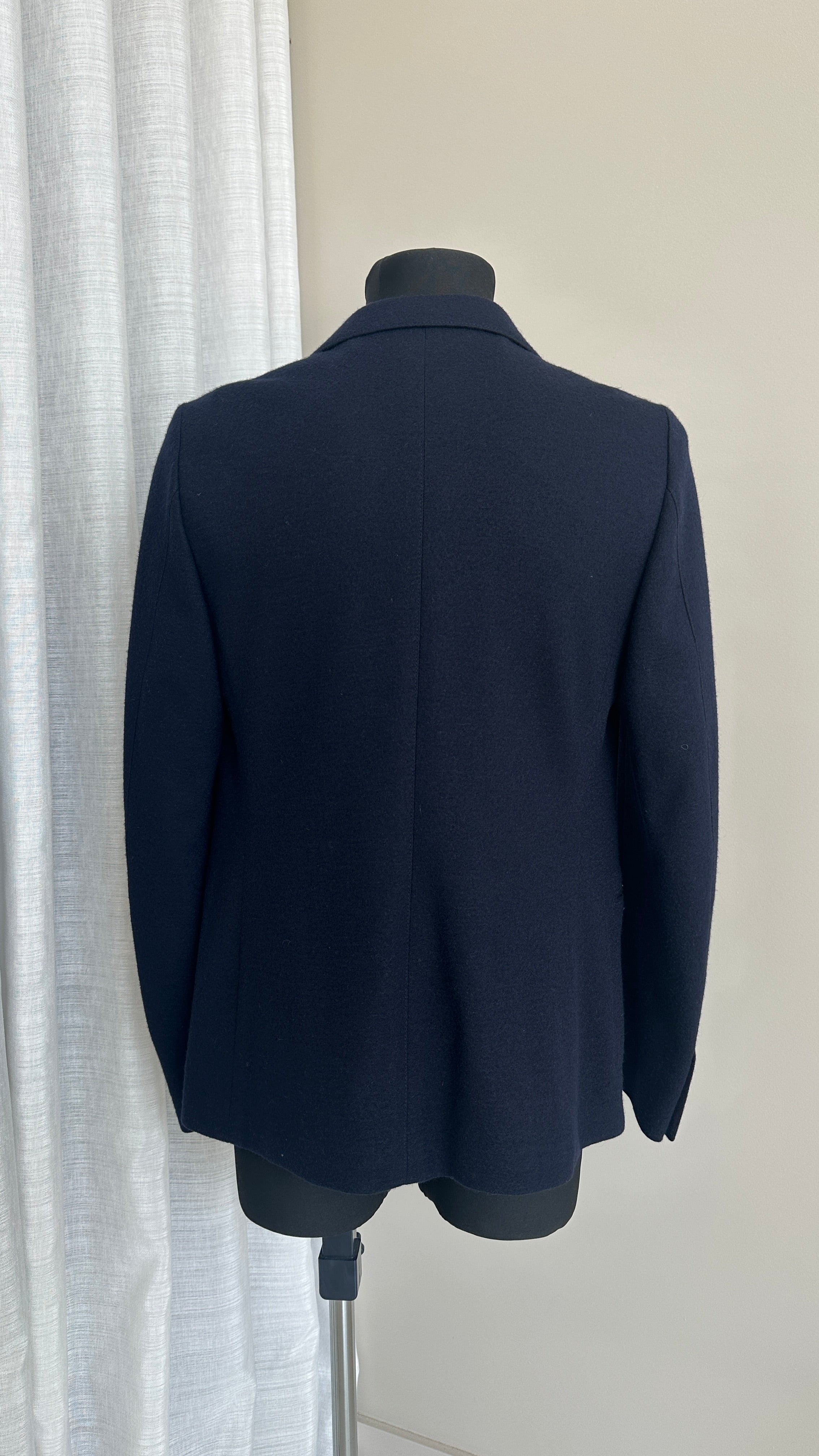 Gucci Wool Blazer In Navy