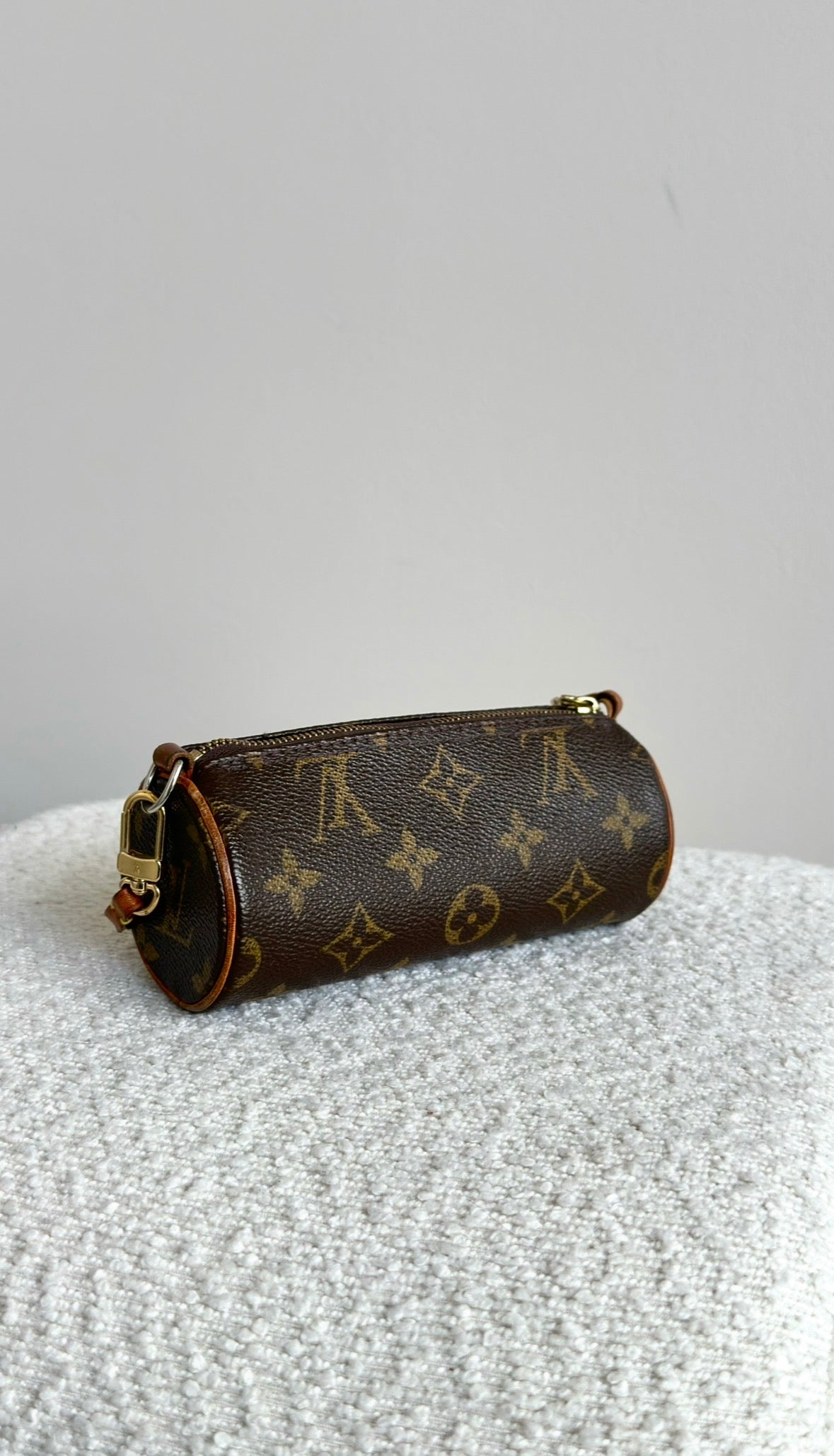 LOUIS VUITTON PAPILLON 30 MONOGRAM TOTE BAG IN BROWN