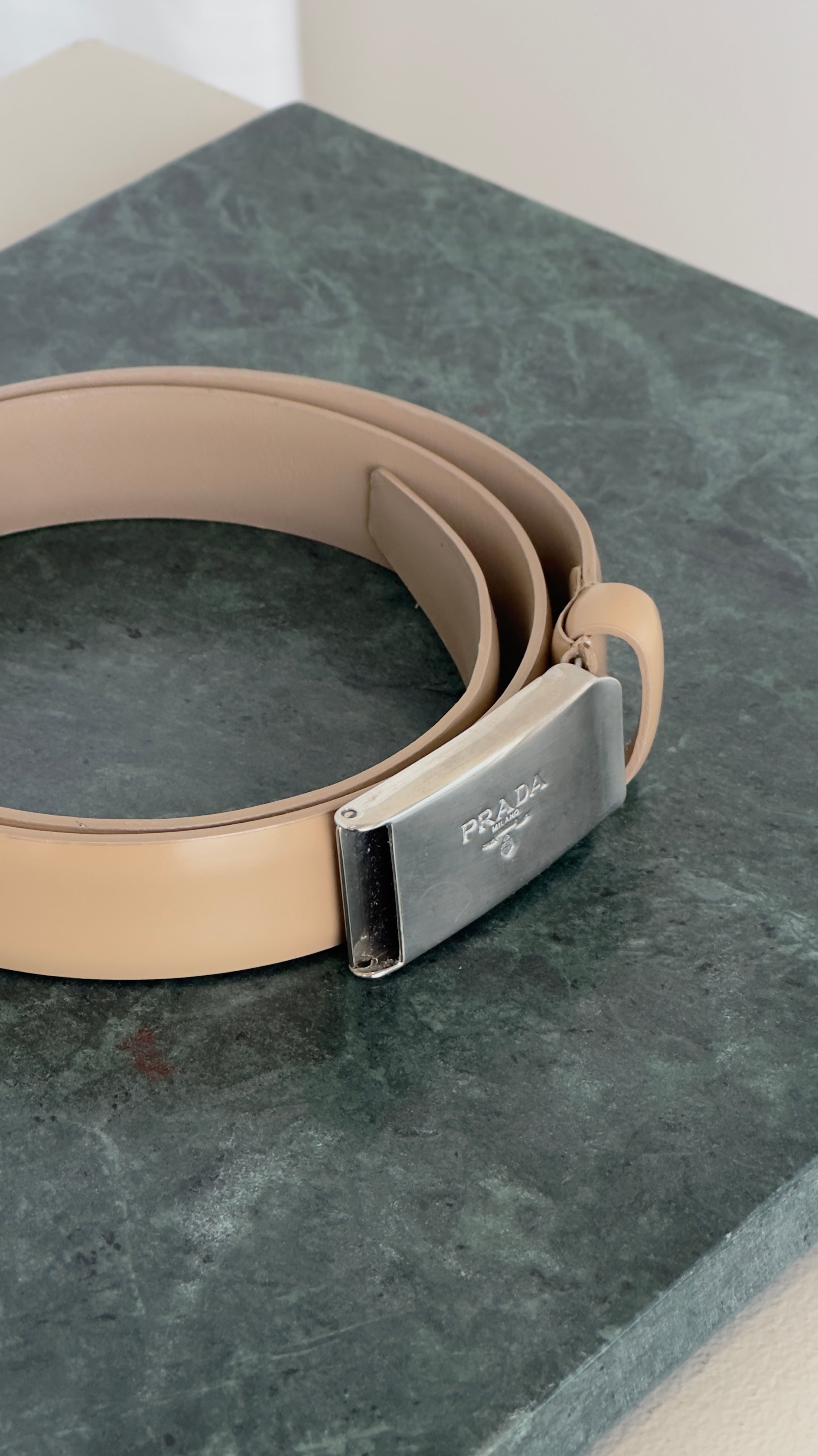 PRADA BELT IN BEIGE