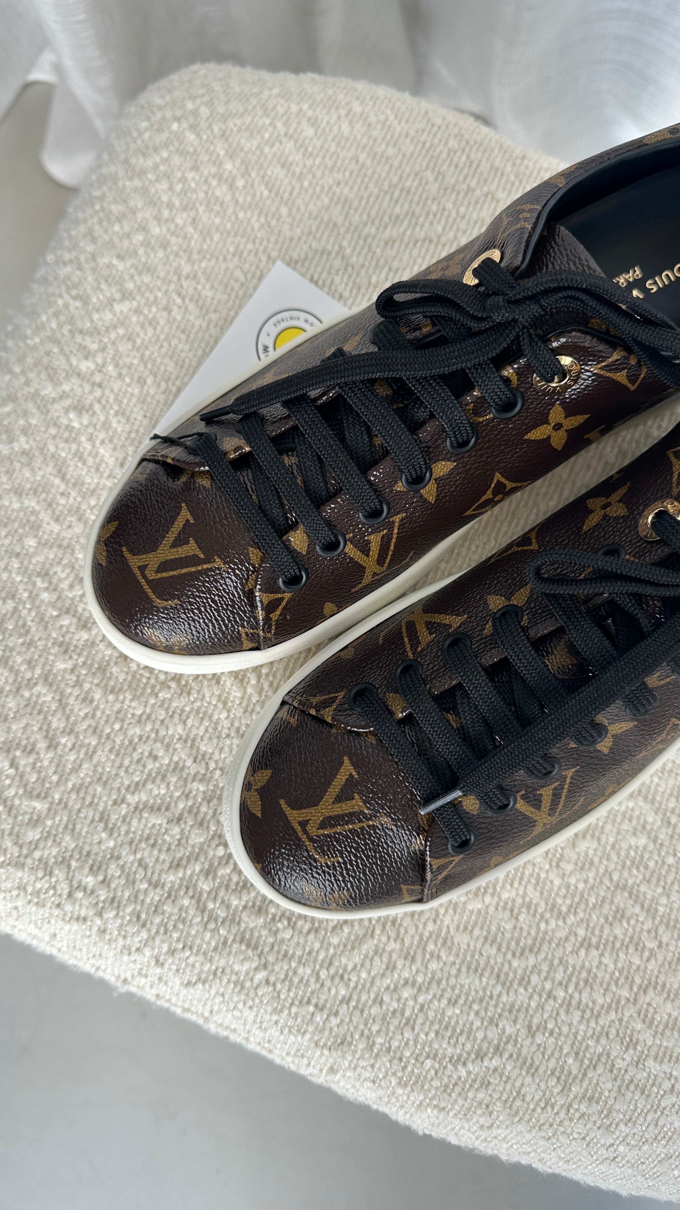 Louis Vuitton Monogram Frontrow Sneakers - Size 38
