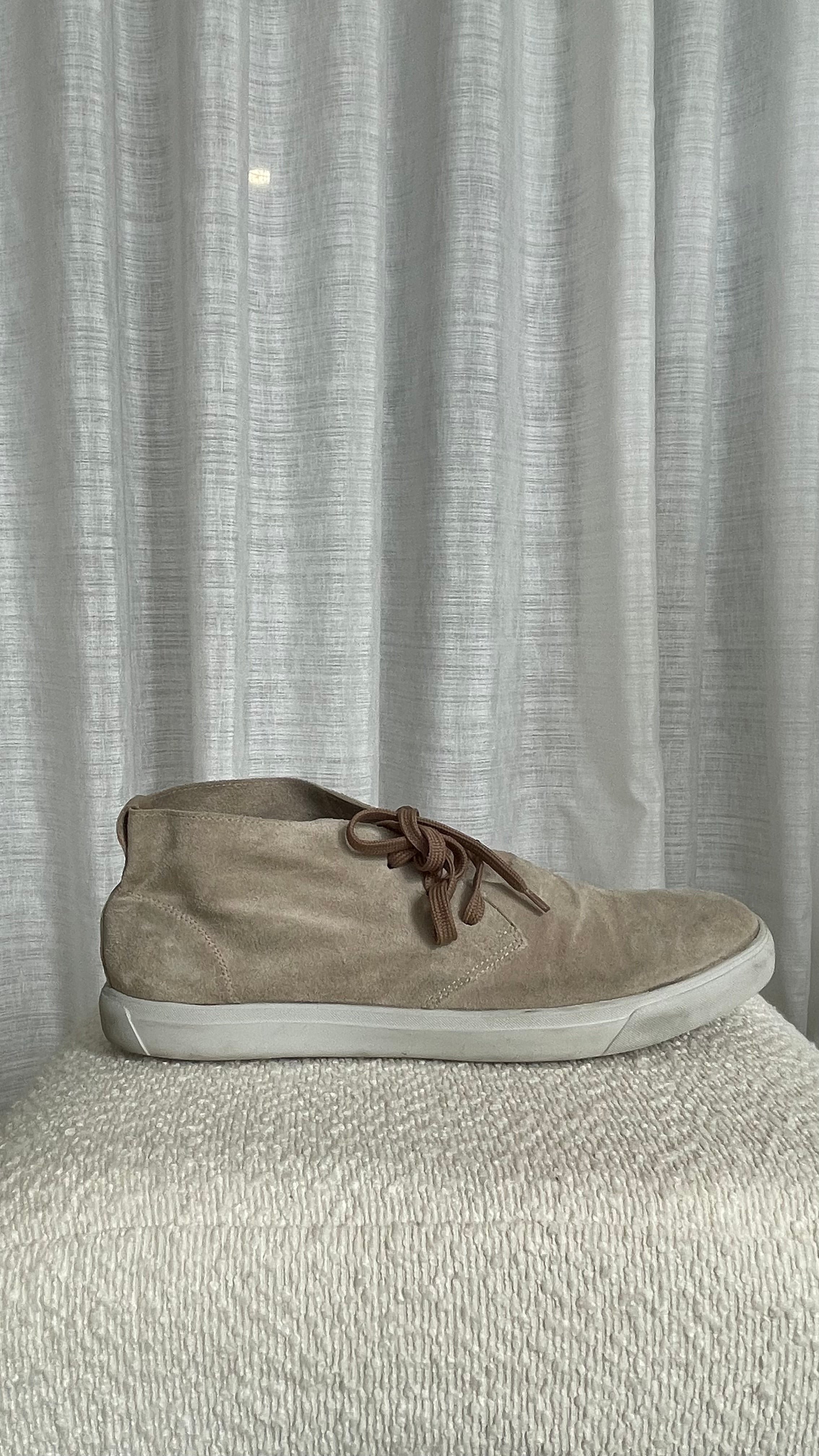 Moncler Suede Sneakers In Beige - Size 42