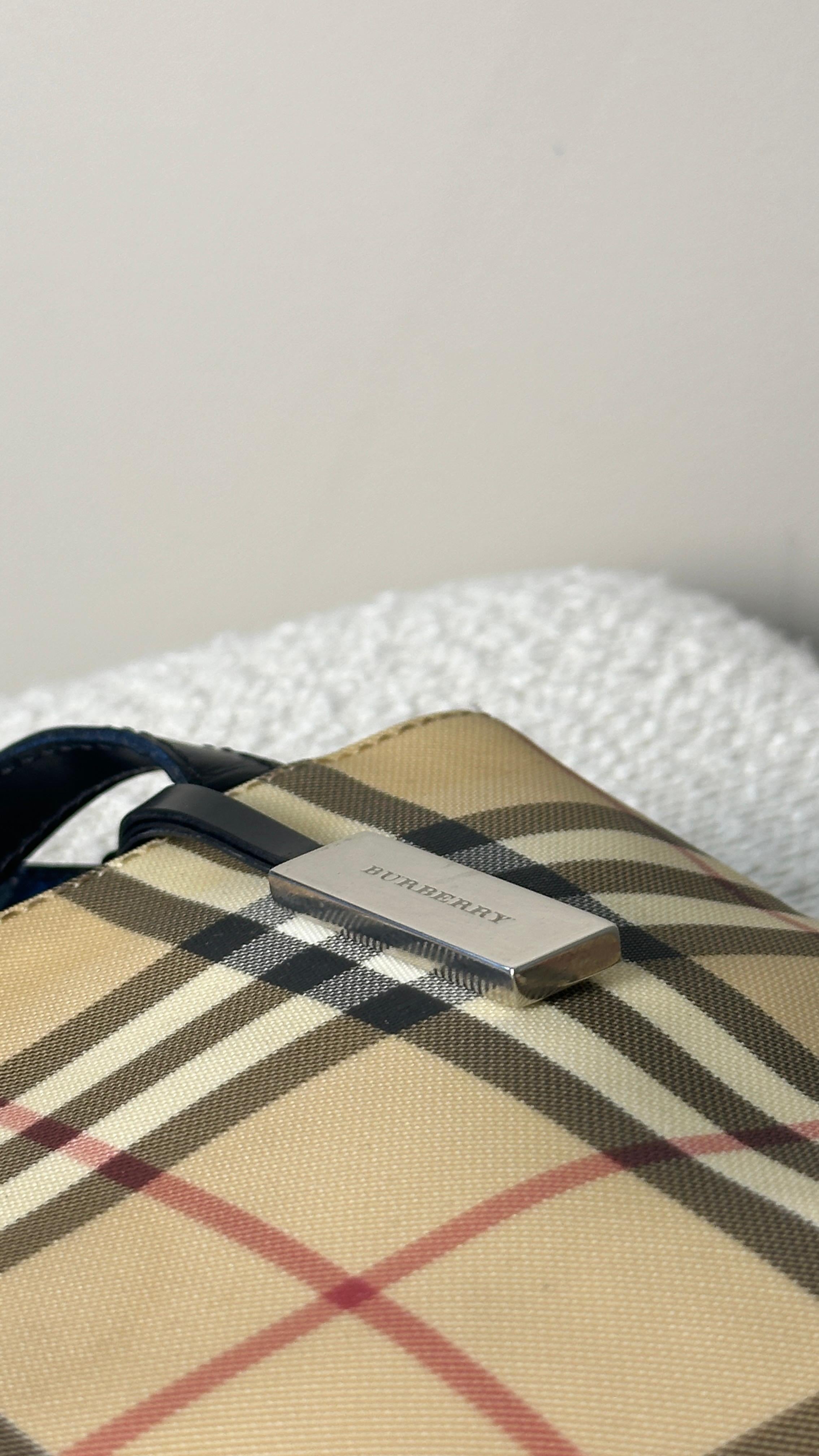 BURBERRY VINTAGE MINI TOTE BAG IN BROWN