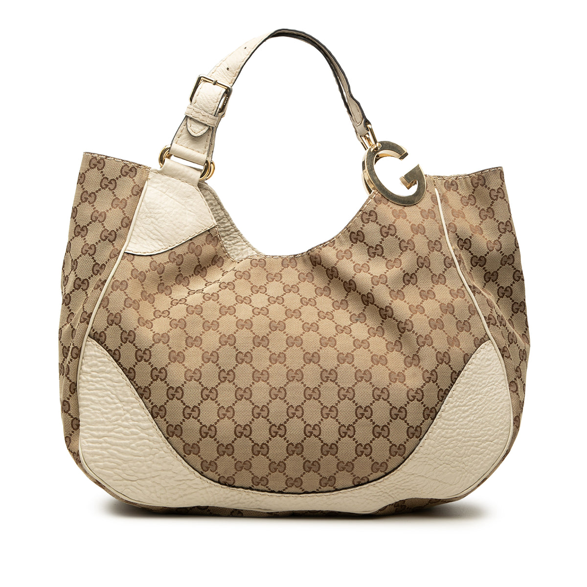 Gucci GG Canvas Charlotte Tote White