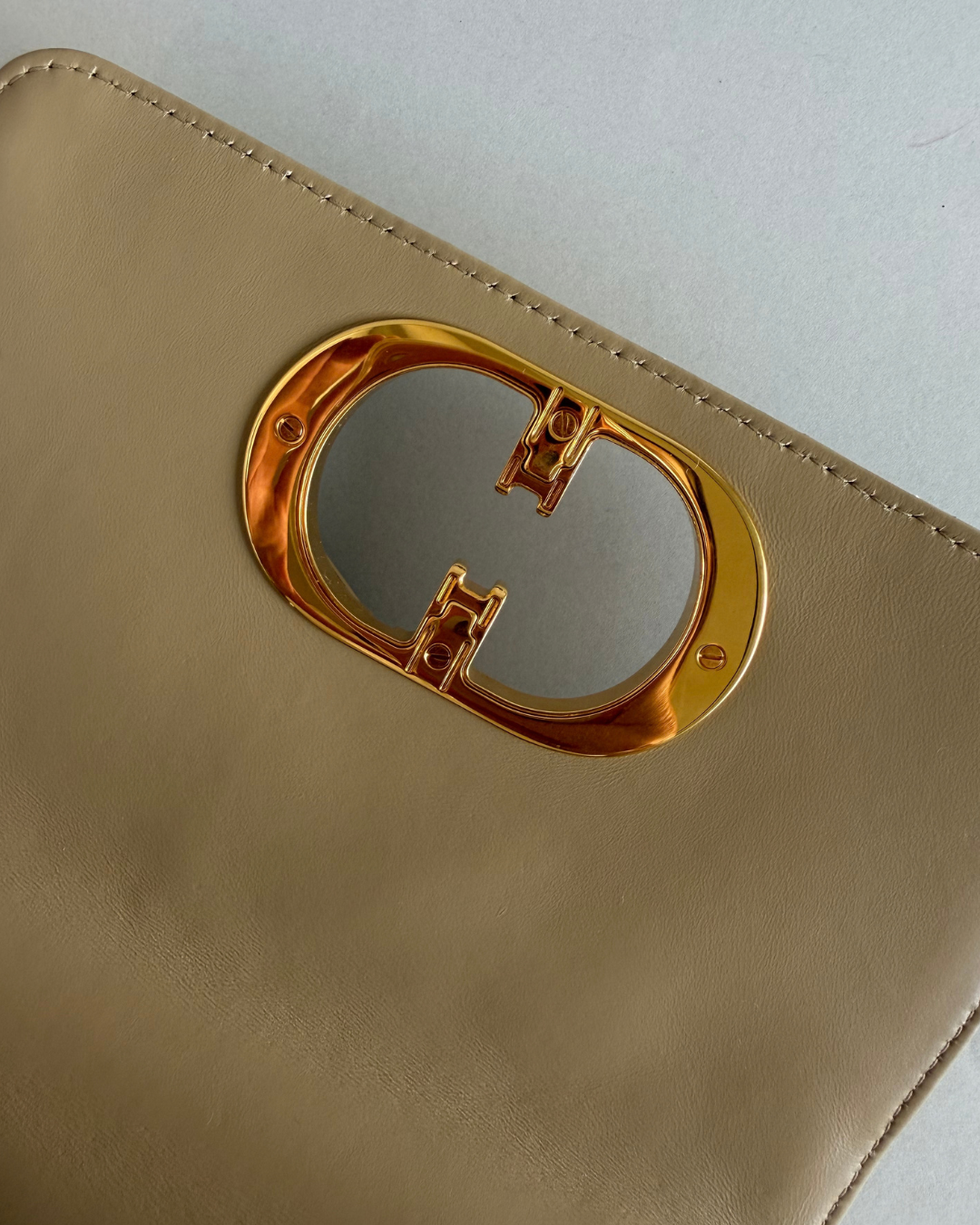 Dior small Caro Bag in Beige