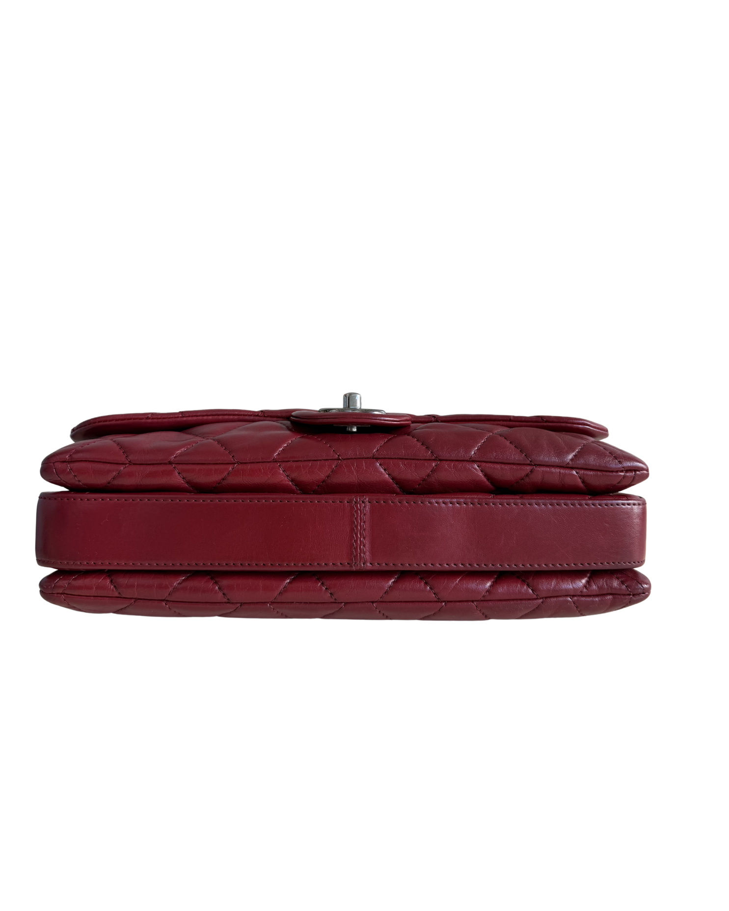 CHANEL MAXI LAMBSKIN 3 ACCORDION FLAP SHOULDER BAG