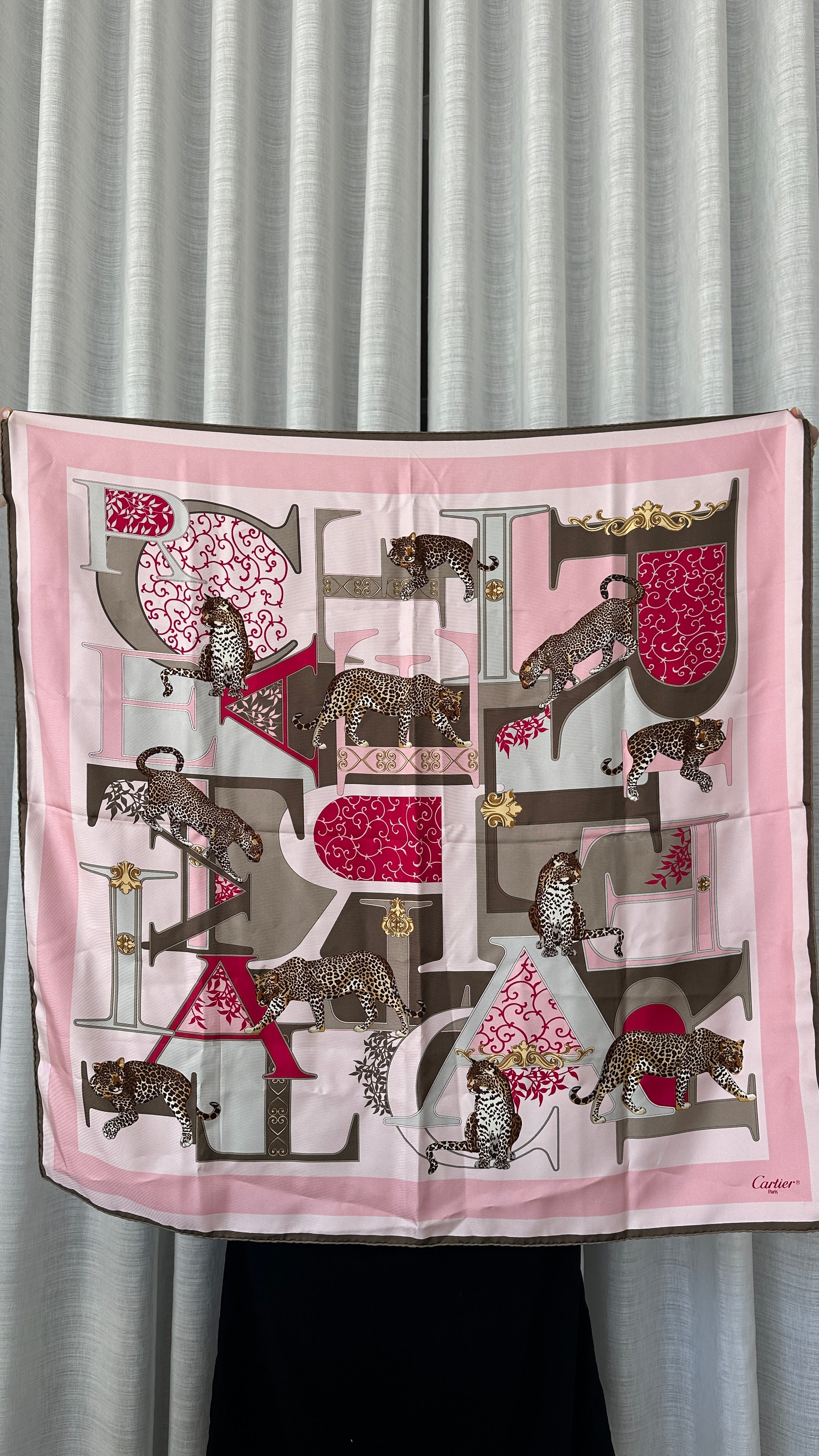 Cartier Vintage Silk Scarf