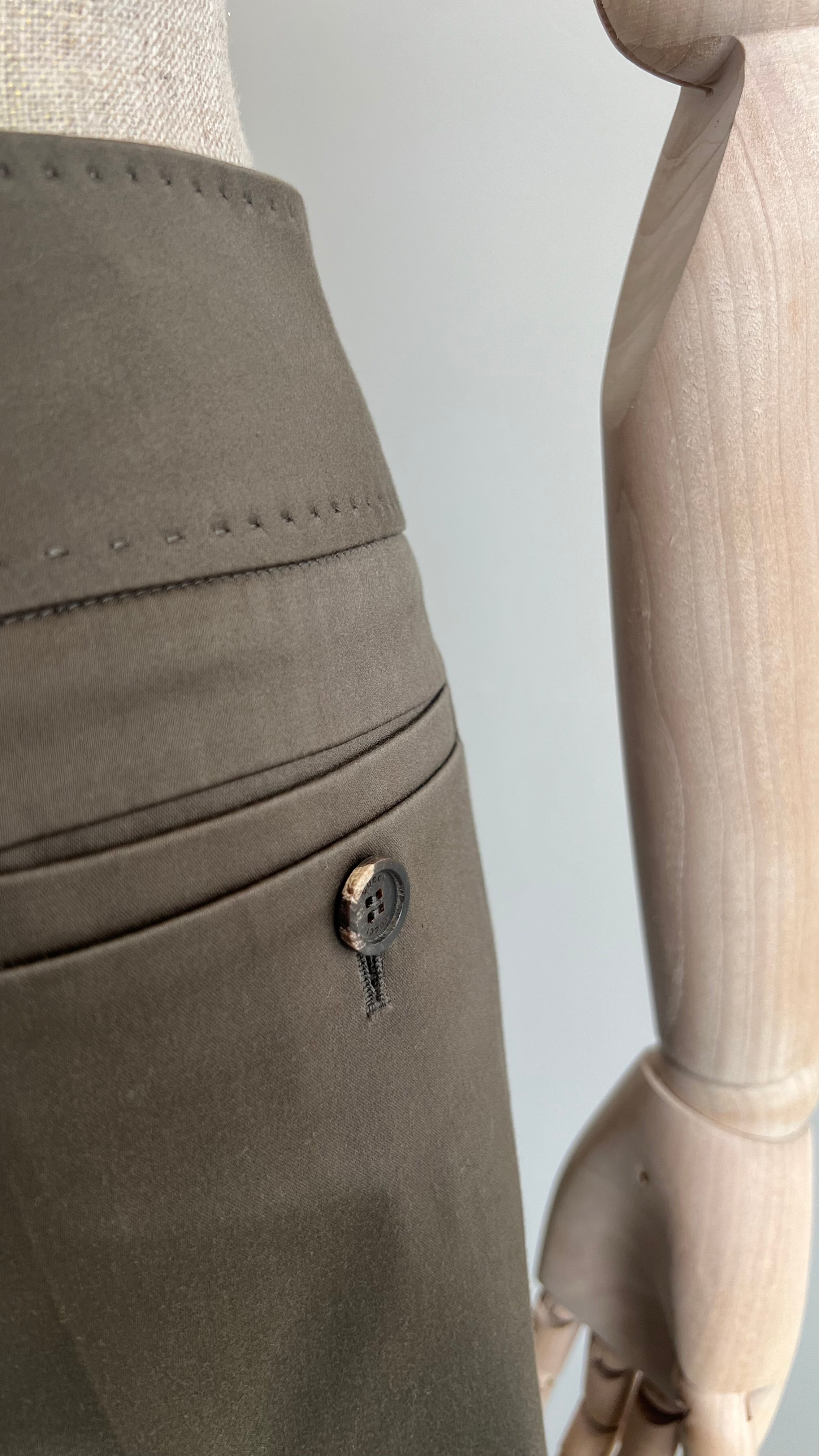 Gucci Suit Trousers In Green