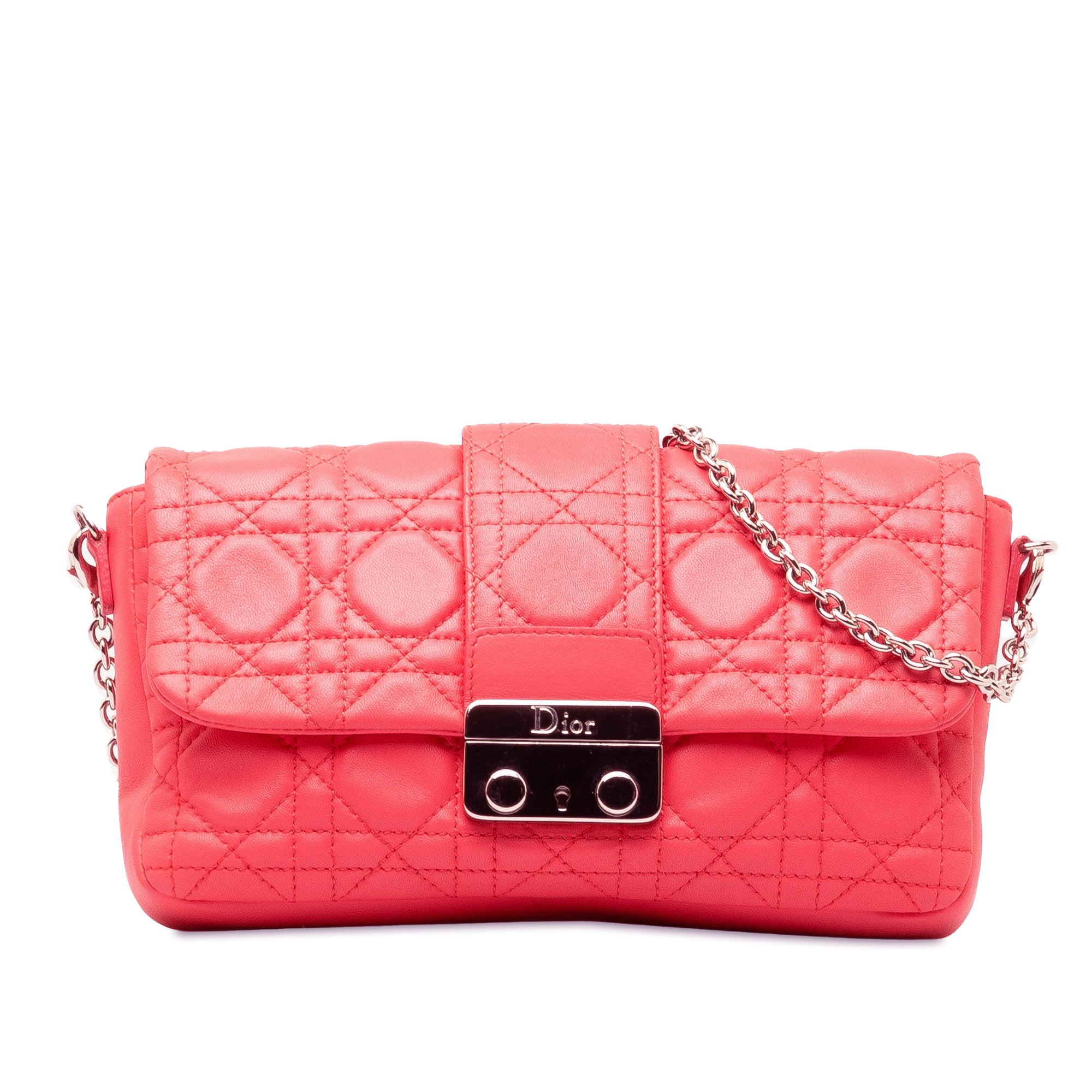 Dior Cannage Miss Dior Promenade Crossbody In Pink