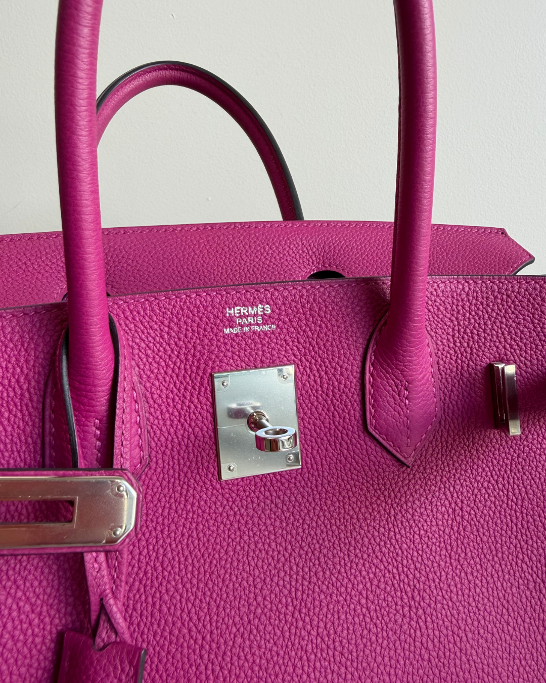 Hermès Birkin 30 in Rose Pourpre Togo Leather with Box
