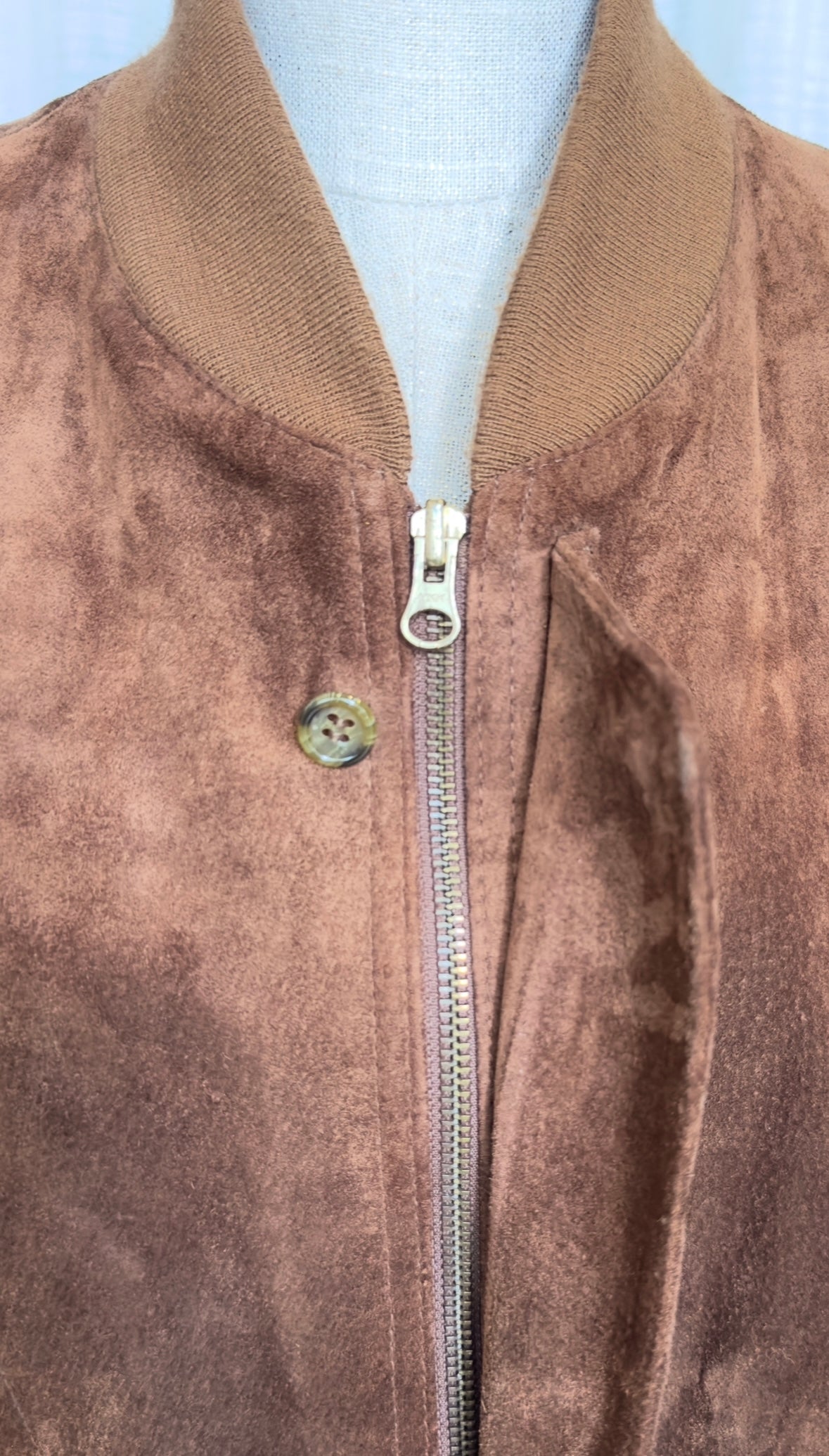 BURBERRY BOMBER JACKET IN BROWN