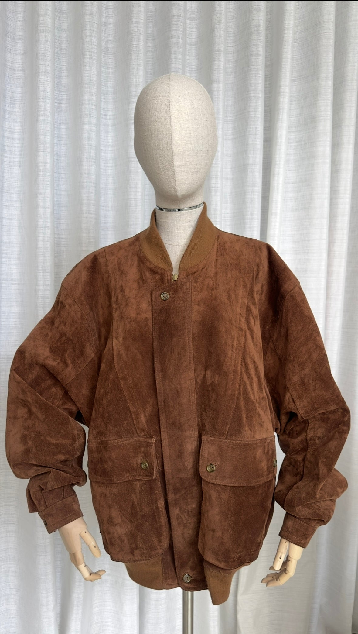 BURBERRY BOMBER JACKET IN BROWN