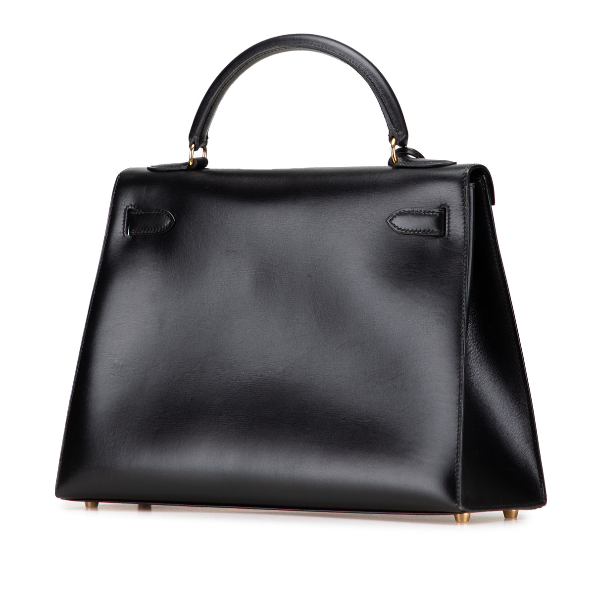 Hermès Box Calf Kelly Sellier 32 Black