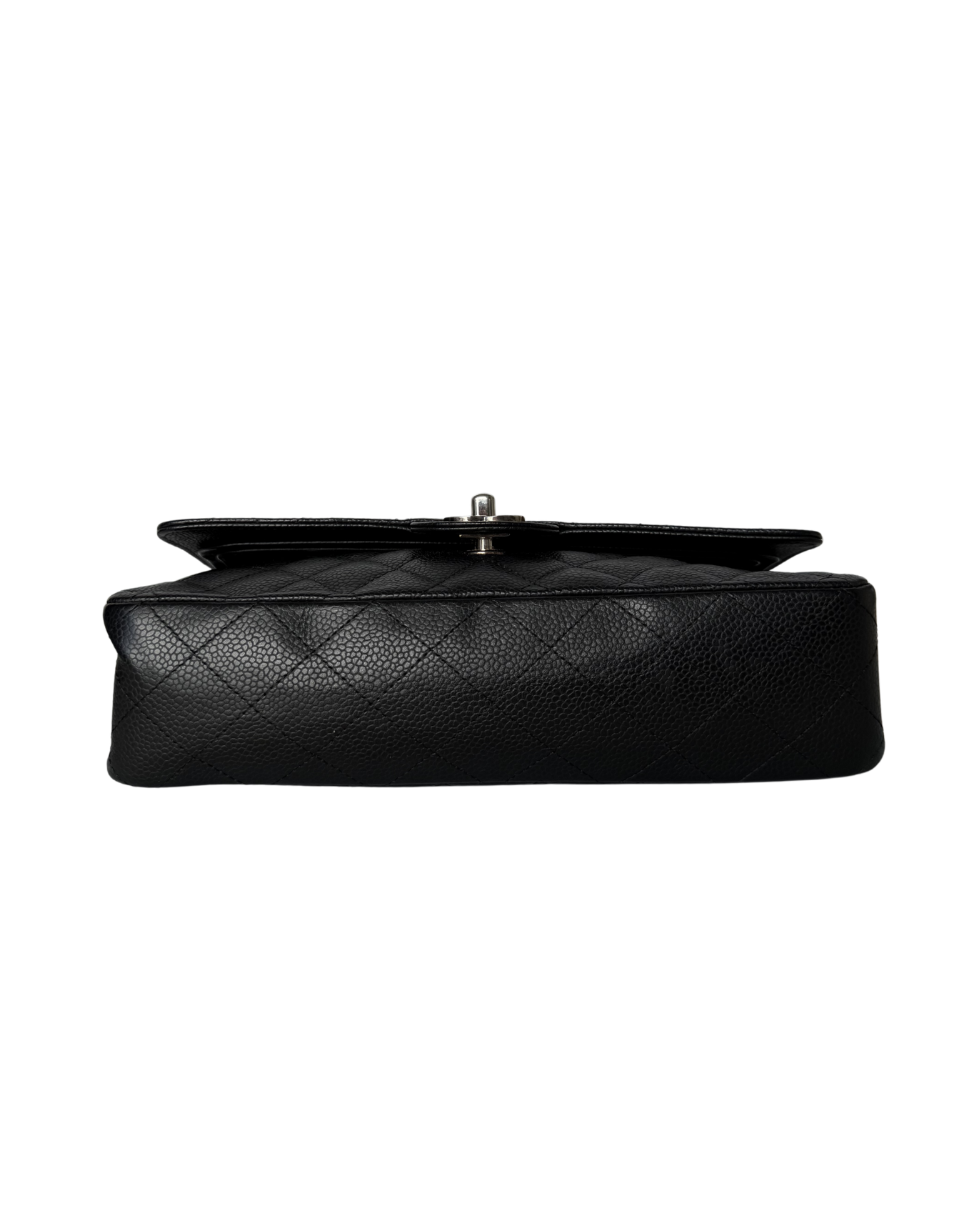 CHANEL MEDIUM CLASSIC CAVIAR IN BLACK