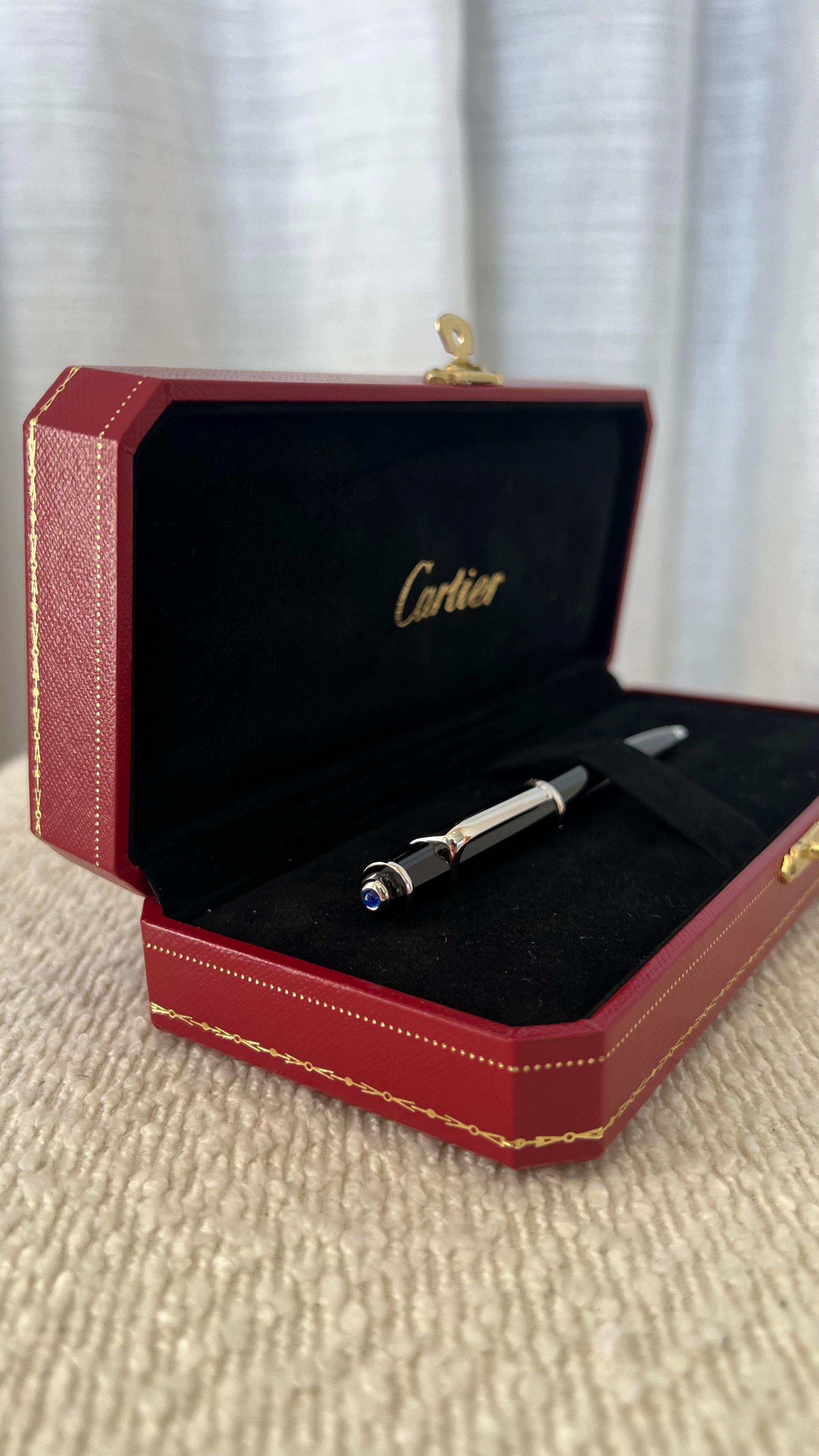 Cartier Diabolo Pen In Black