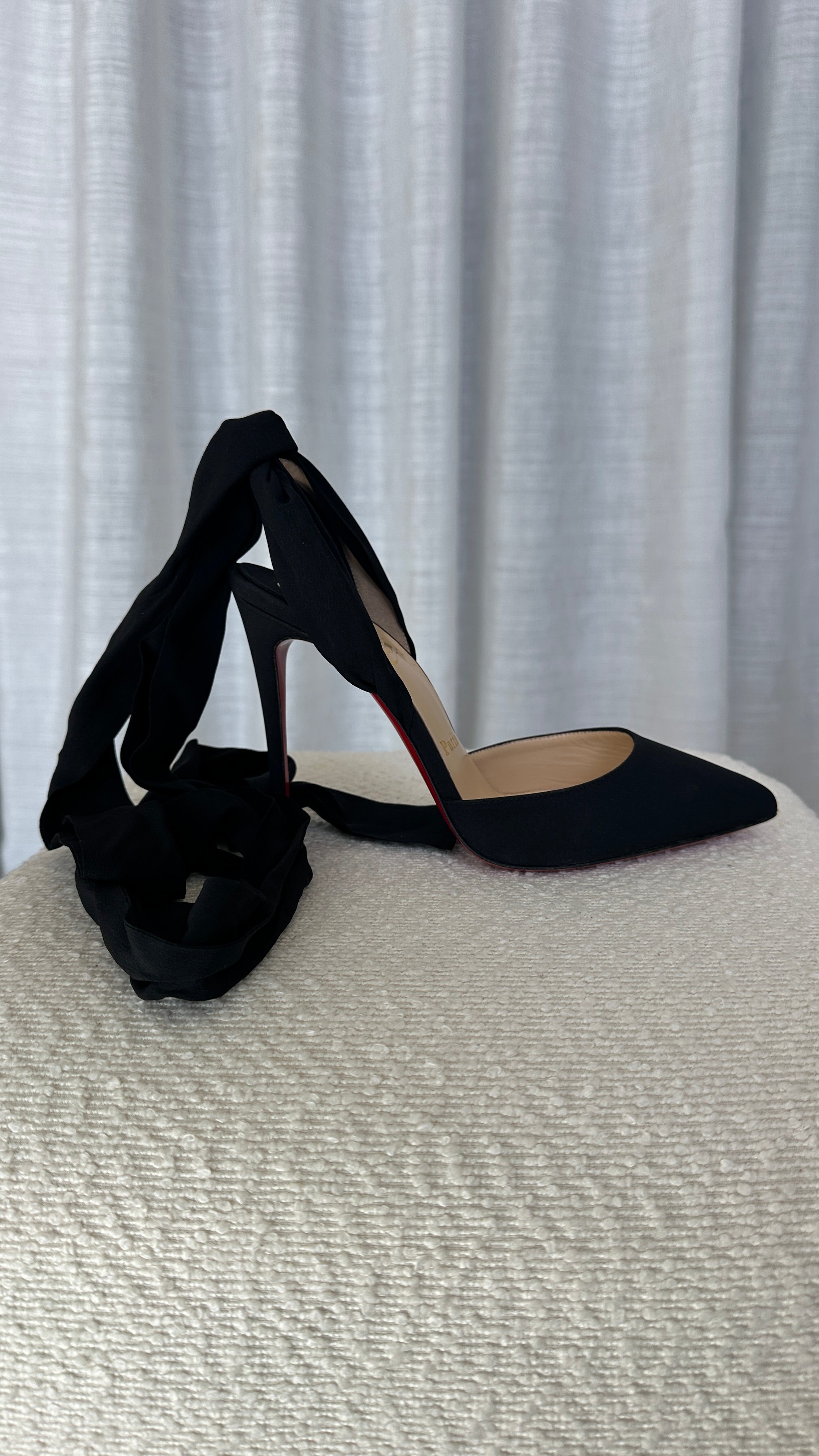 Christian Louboutin Strap Around Heels - Size 37.5