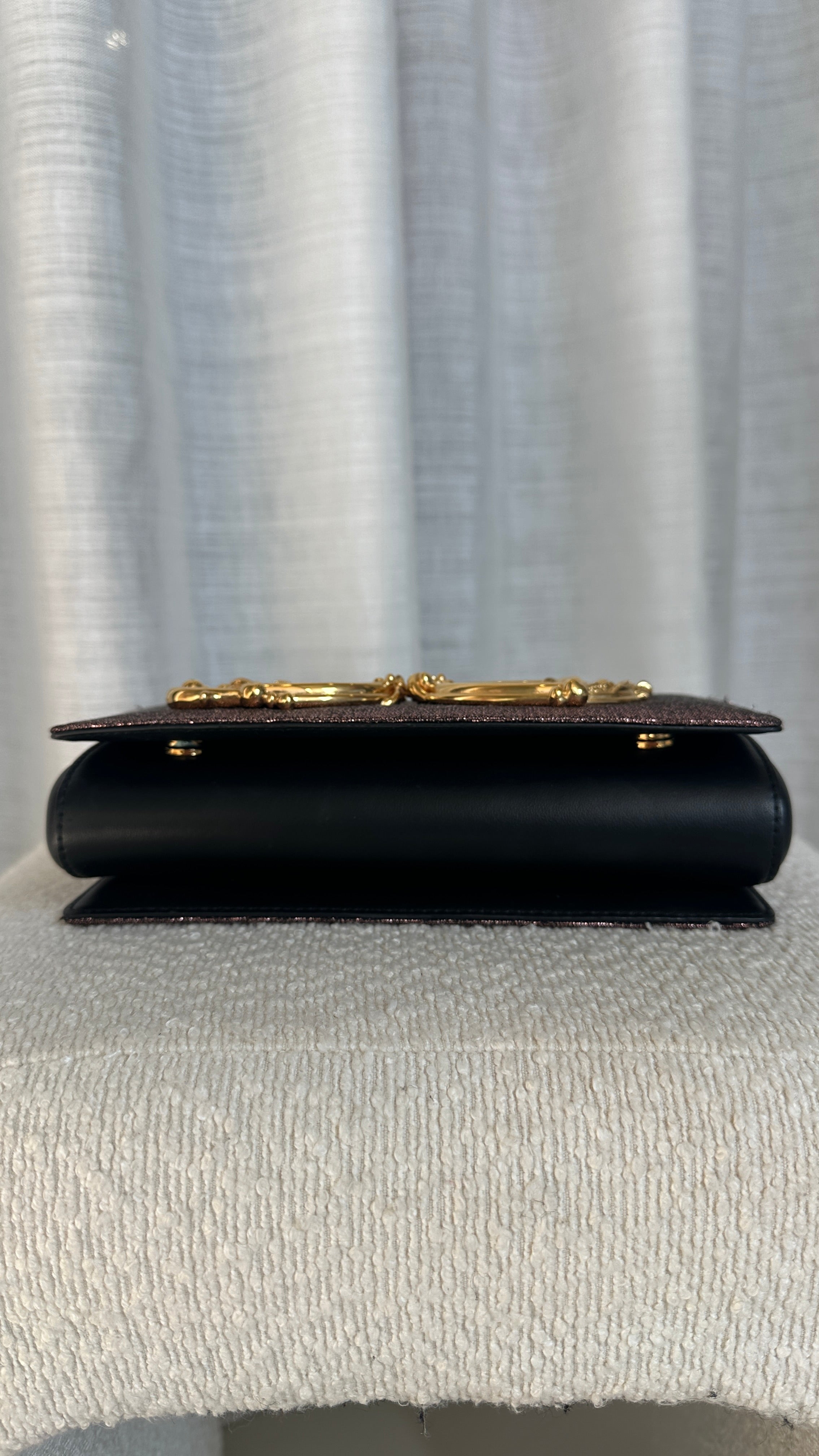 DOLCE & GABBANA DG GIRLS BAG - IN BLACK ROSE