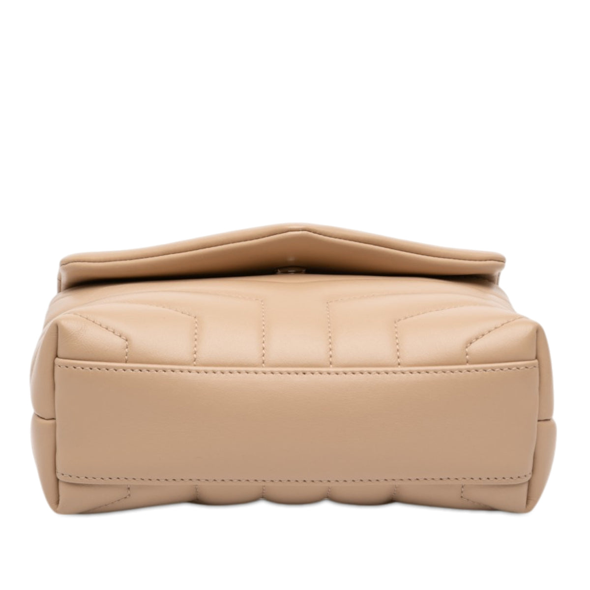Saint Laurent Toy Matelasse Calfskin Monogram LouLou Crossbody Beige