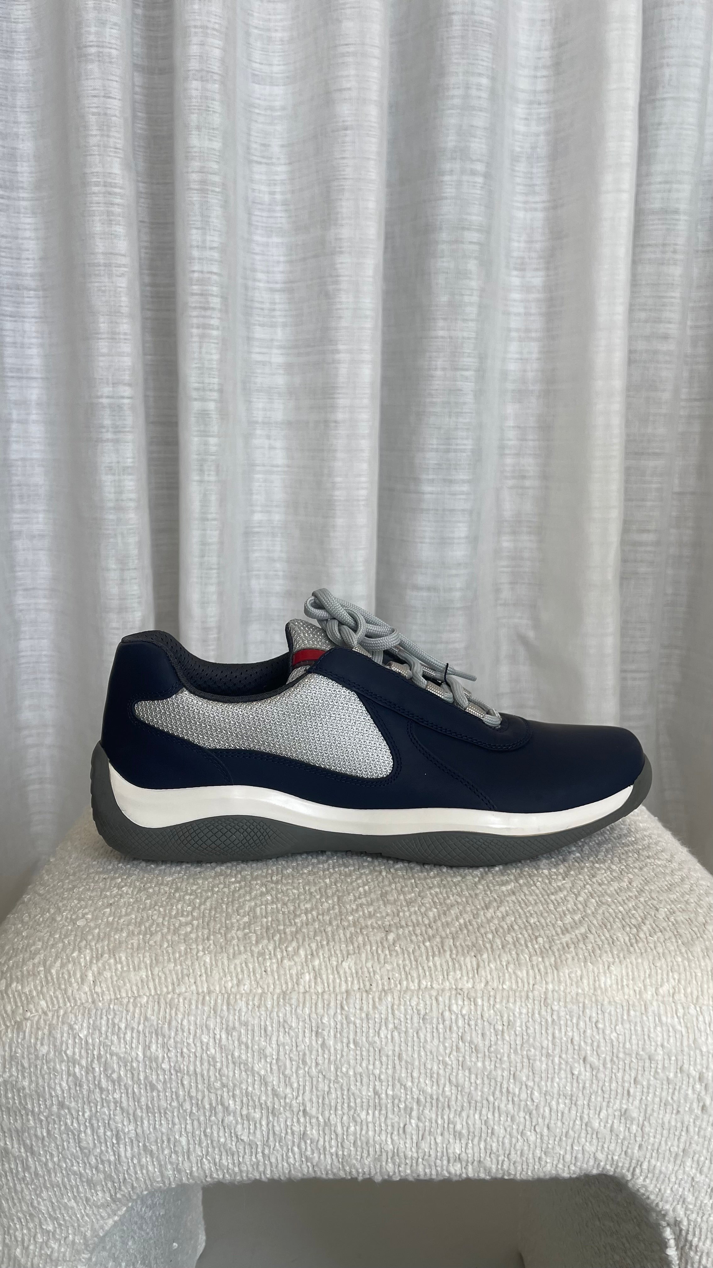 Prada Sneakers In Navy Blue - Size 41