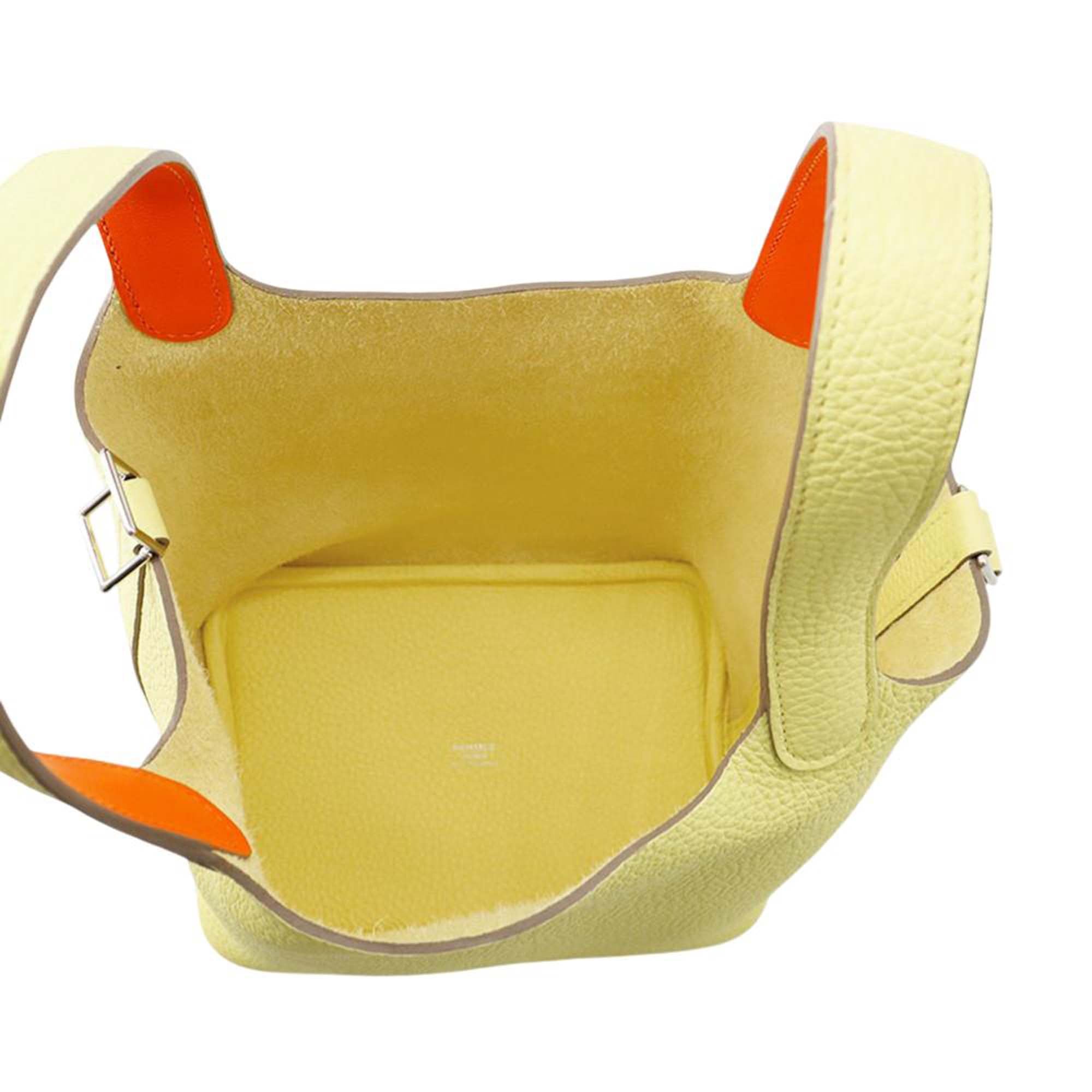 Hermès Clemence Picotin Lock 18 Yellow