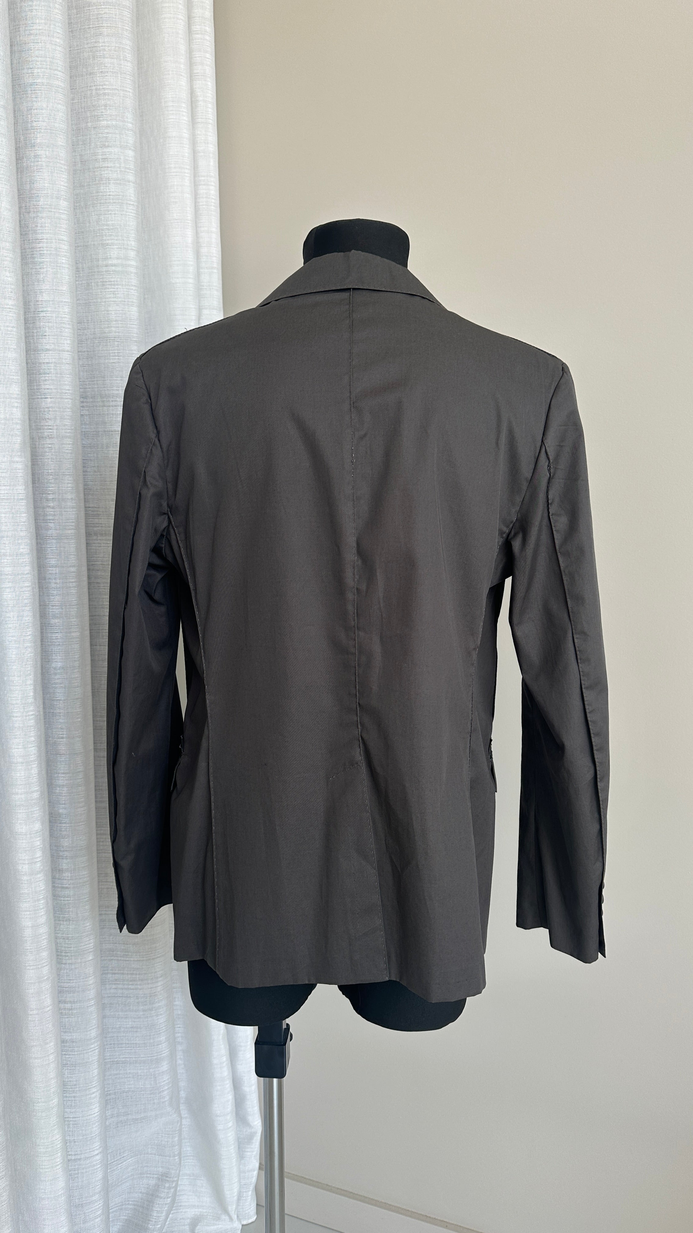 Lanvin Stitched Blazer In Grey