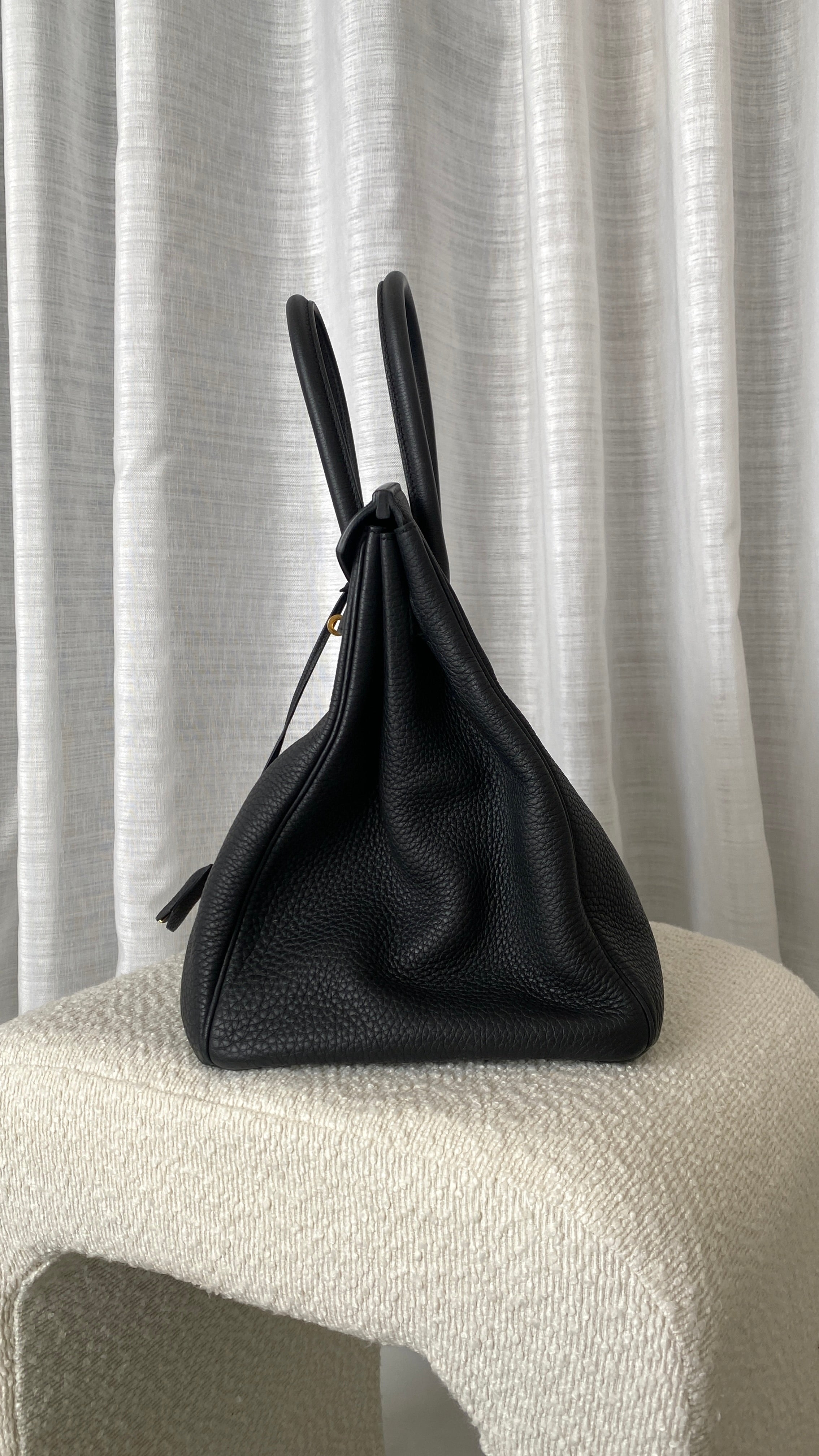 Hermès Togo Birkin 35 In Black