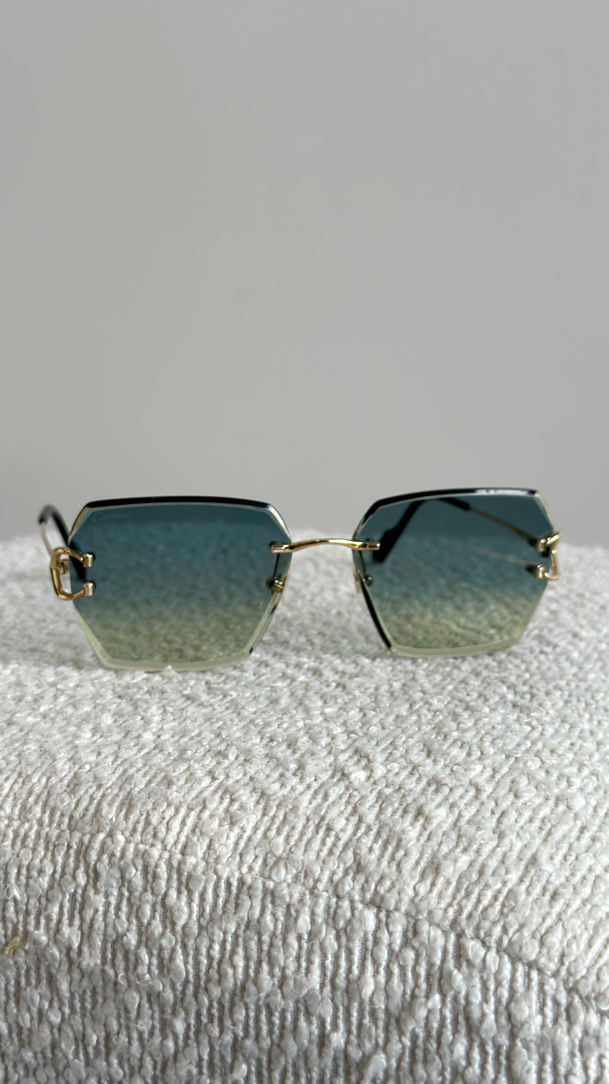 CARTIER SUNGLASSES SIGNATURE C IN GOLD