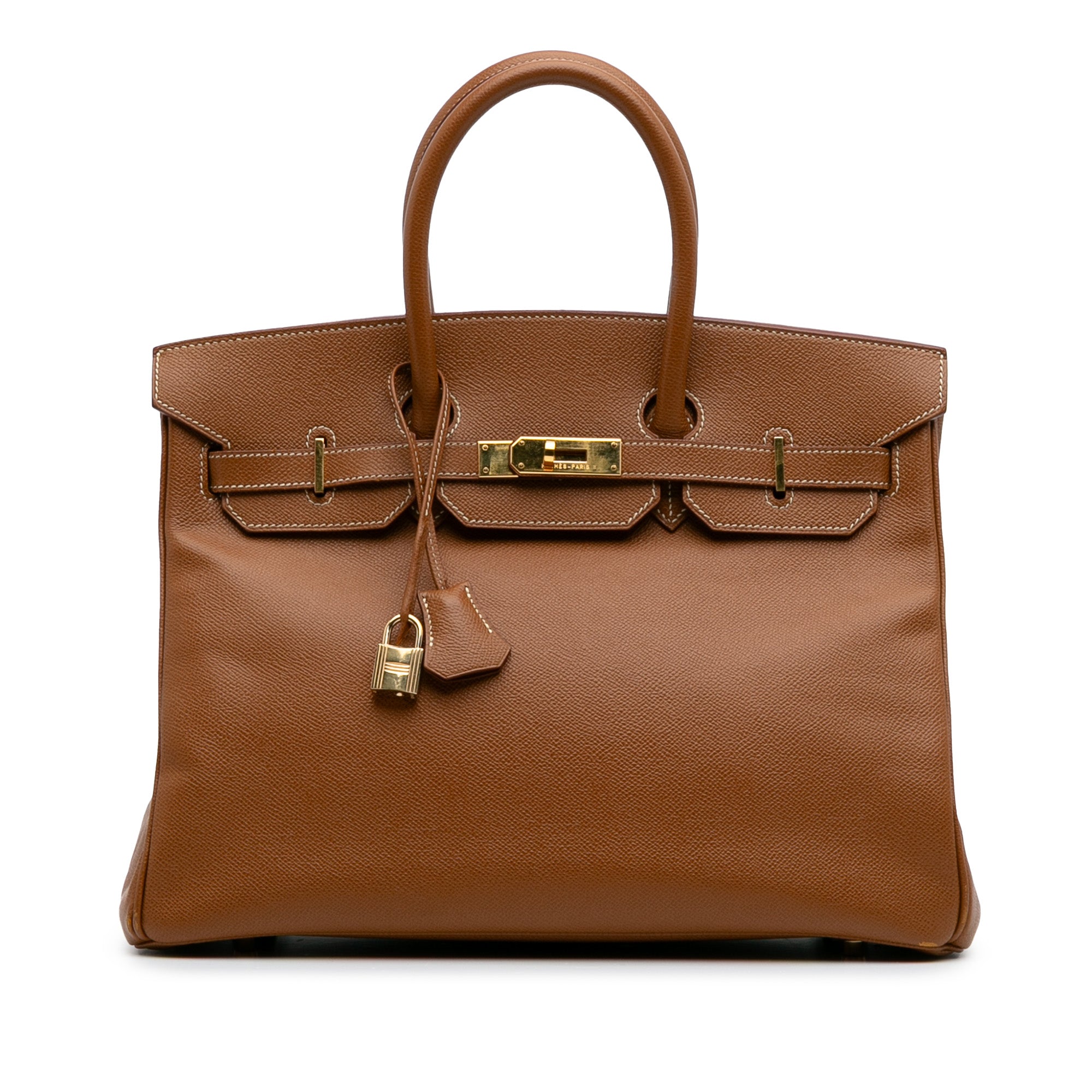 Hermès Courchevel Birkin Retourne 35 In Brown