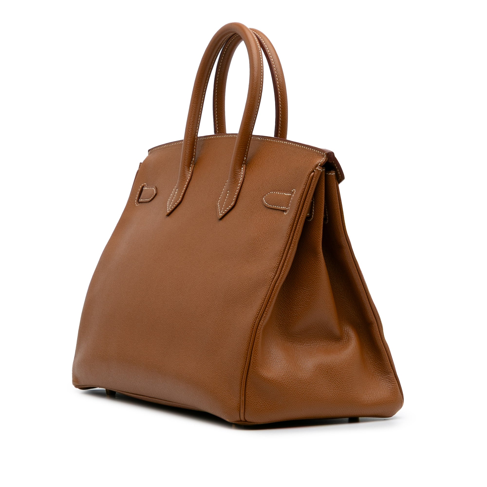 Hermès Courchevel Birkin Retourne 35 In Brown