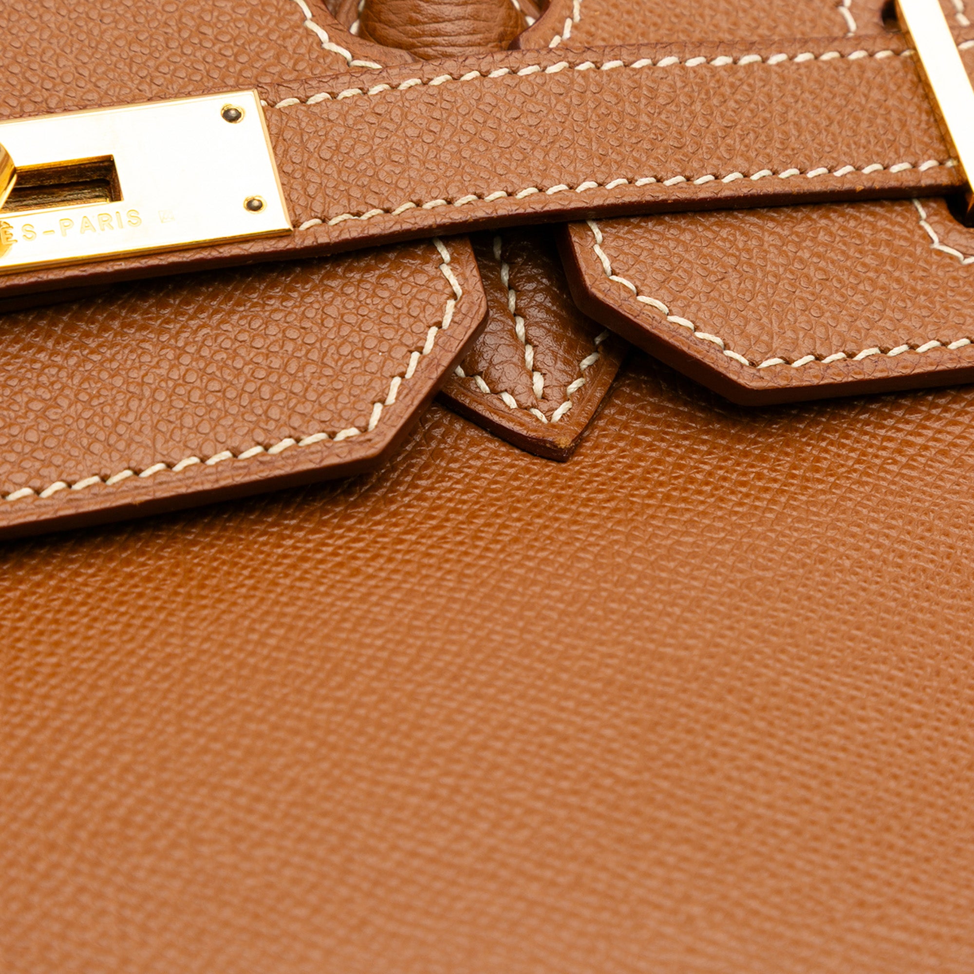 Hermès Courchevel Birkin Retourne 35 In Brown