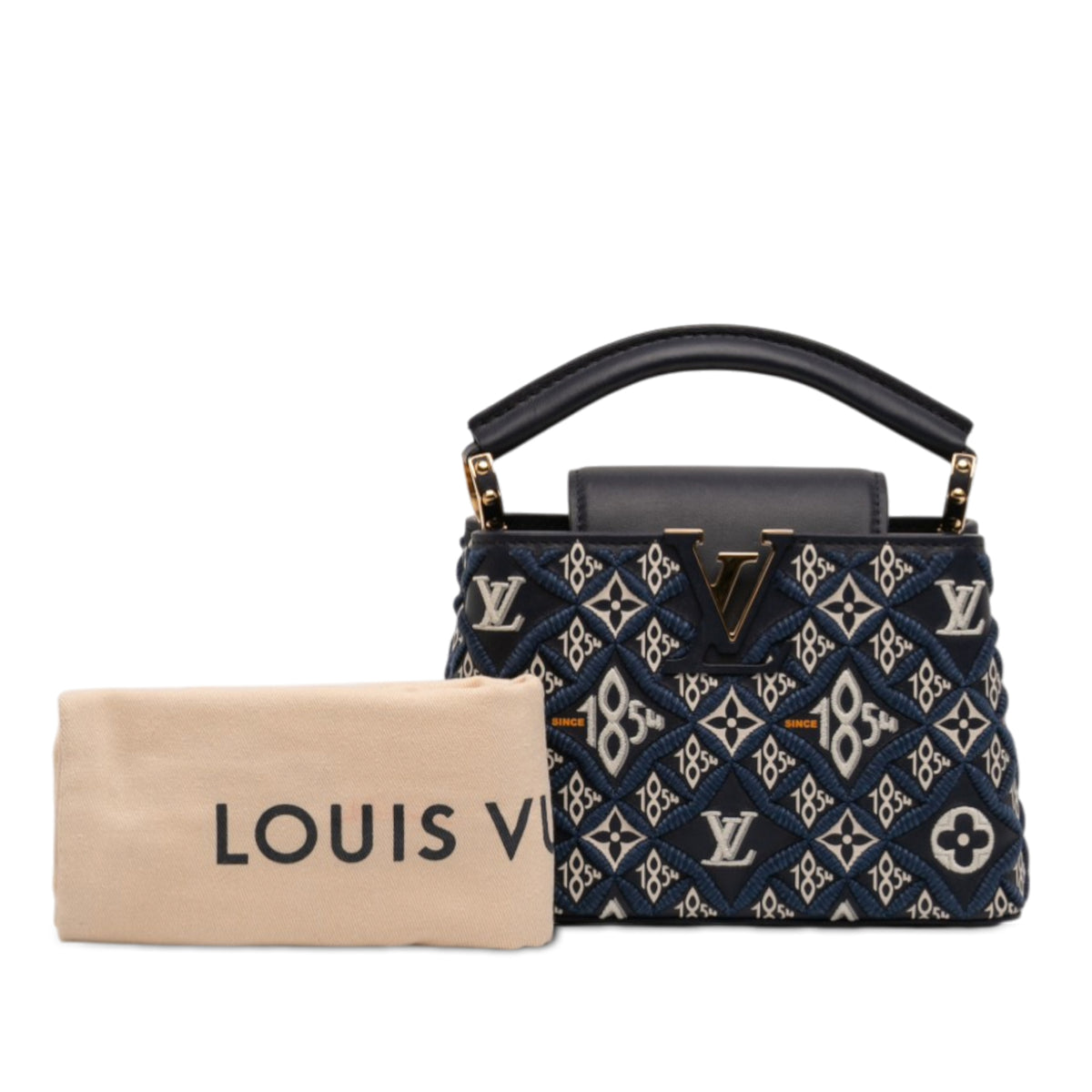Louis Vuitton Monogram Since 1854 Capucines BB Blue