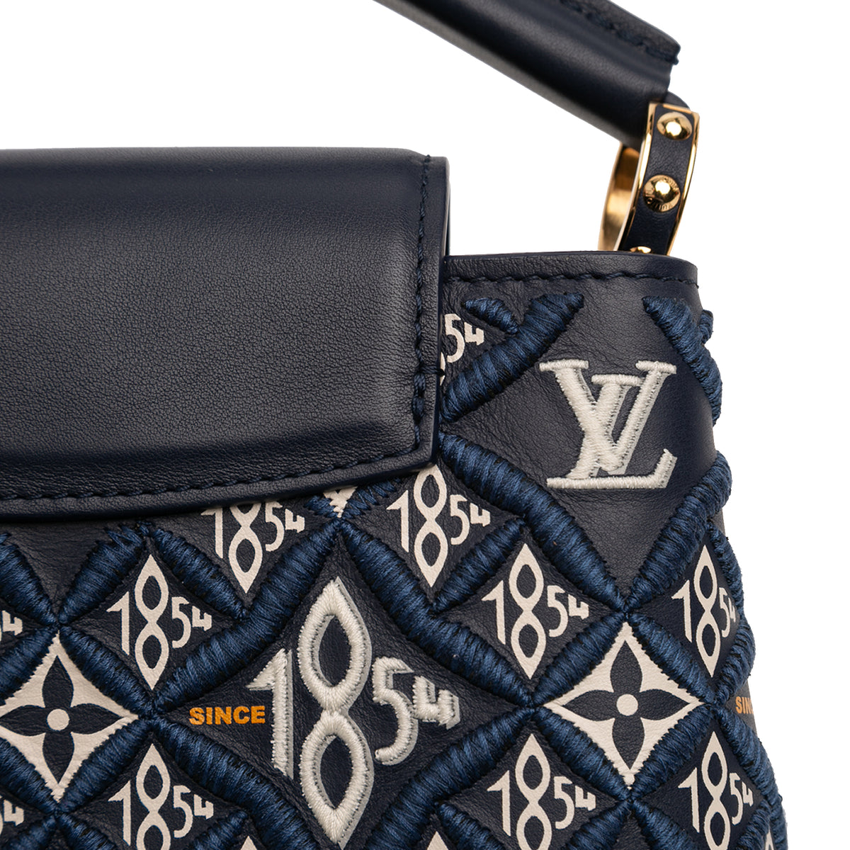 Louis Vuitton Monogram Since 1854 Capucines BB Blue