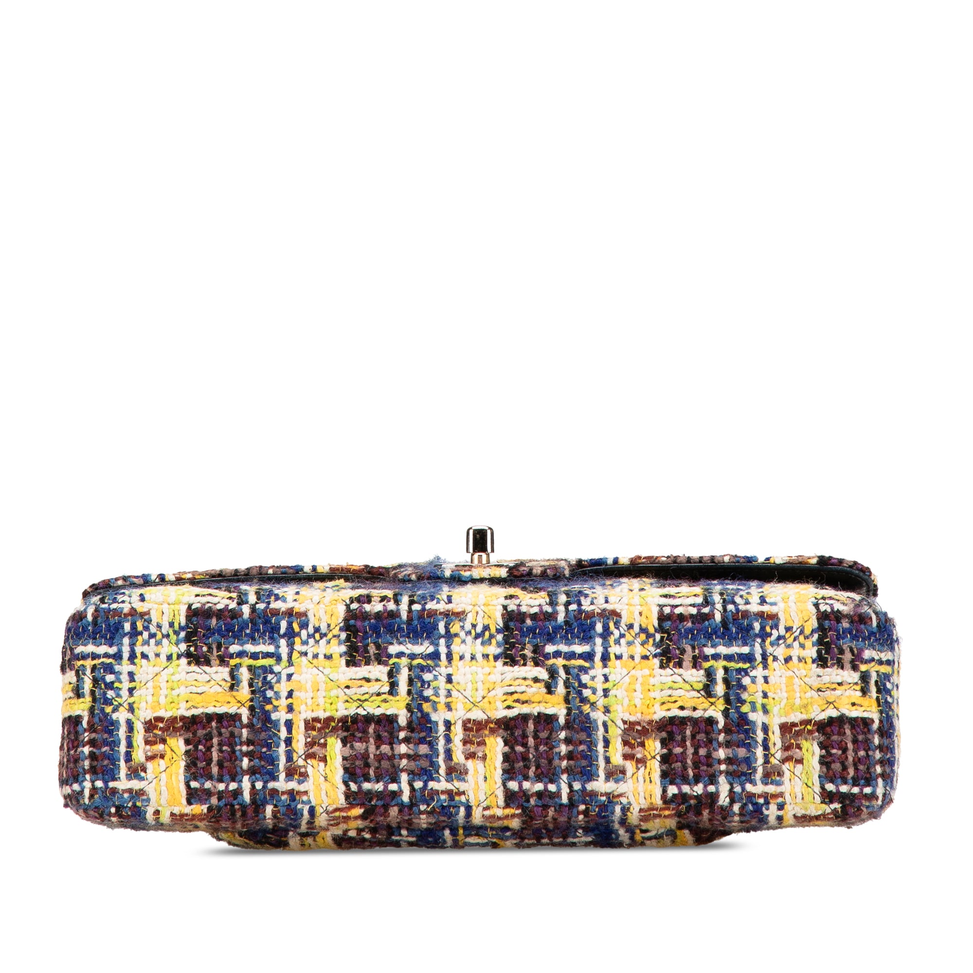 Chanel Medium Classic Tweed Double Flap Multi
