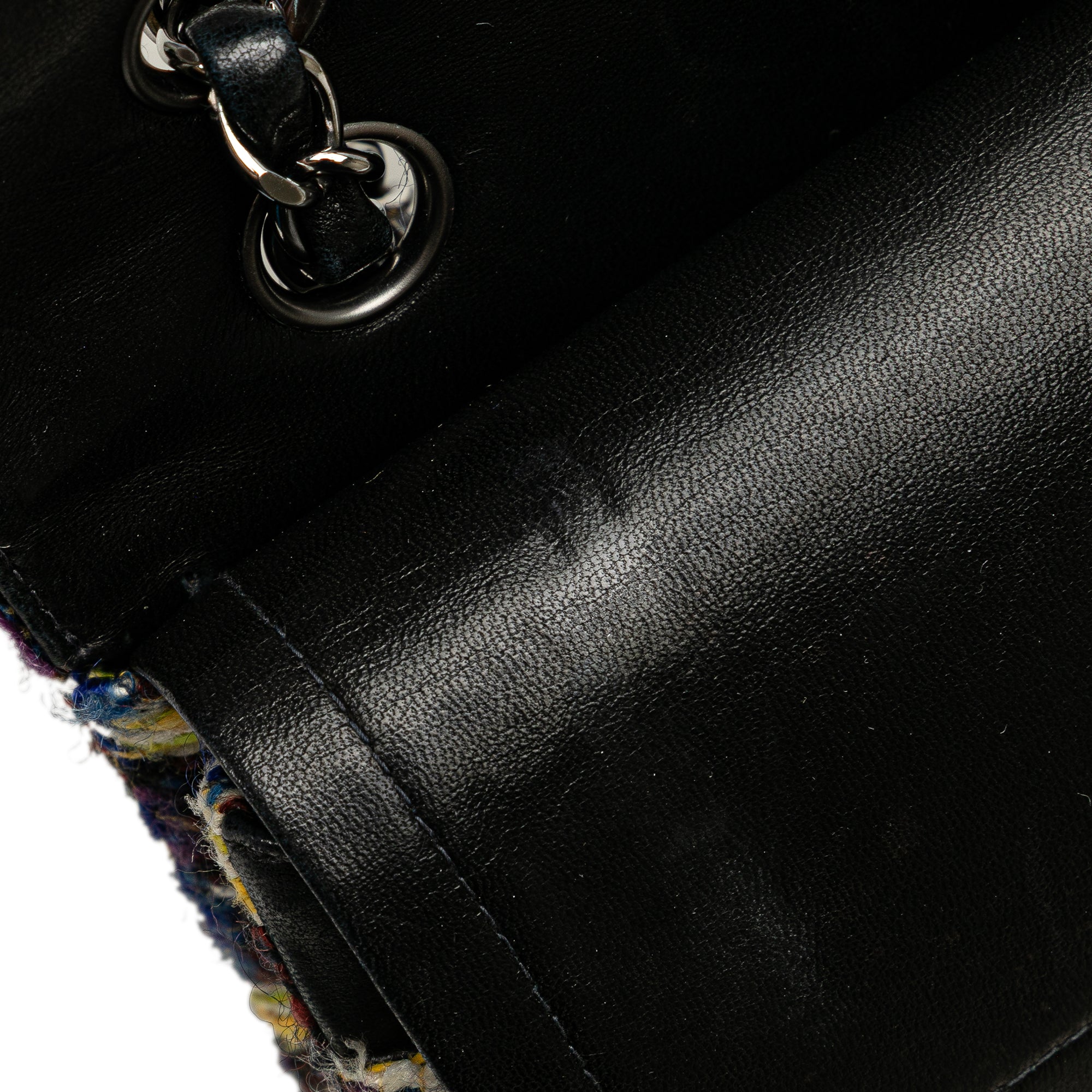 Chanel Medium Classic Tweed Double Flap Multi