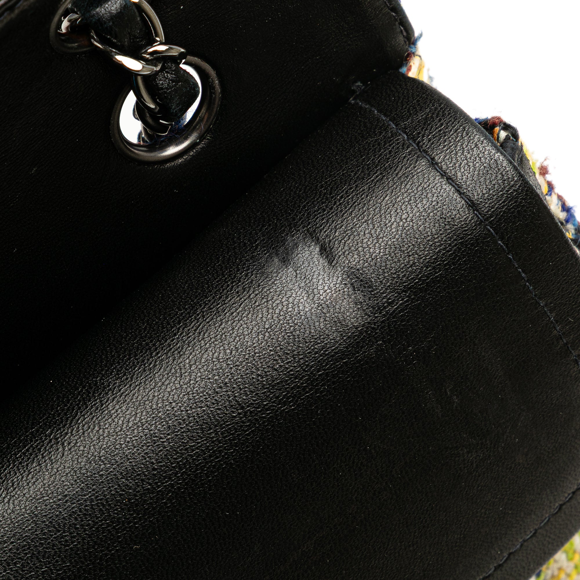 Chanel Medium Classic Tweed Double Flap Multi