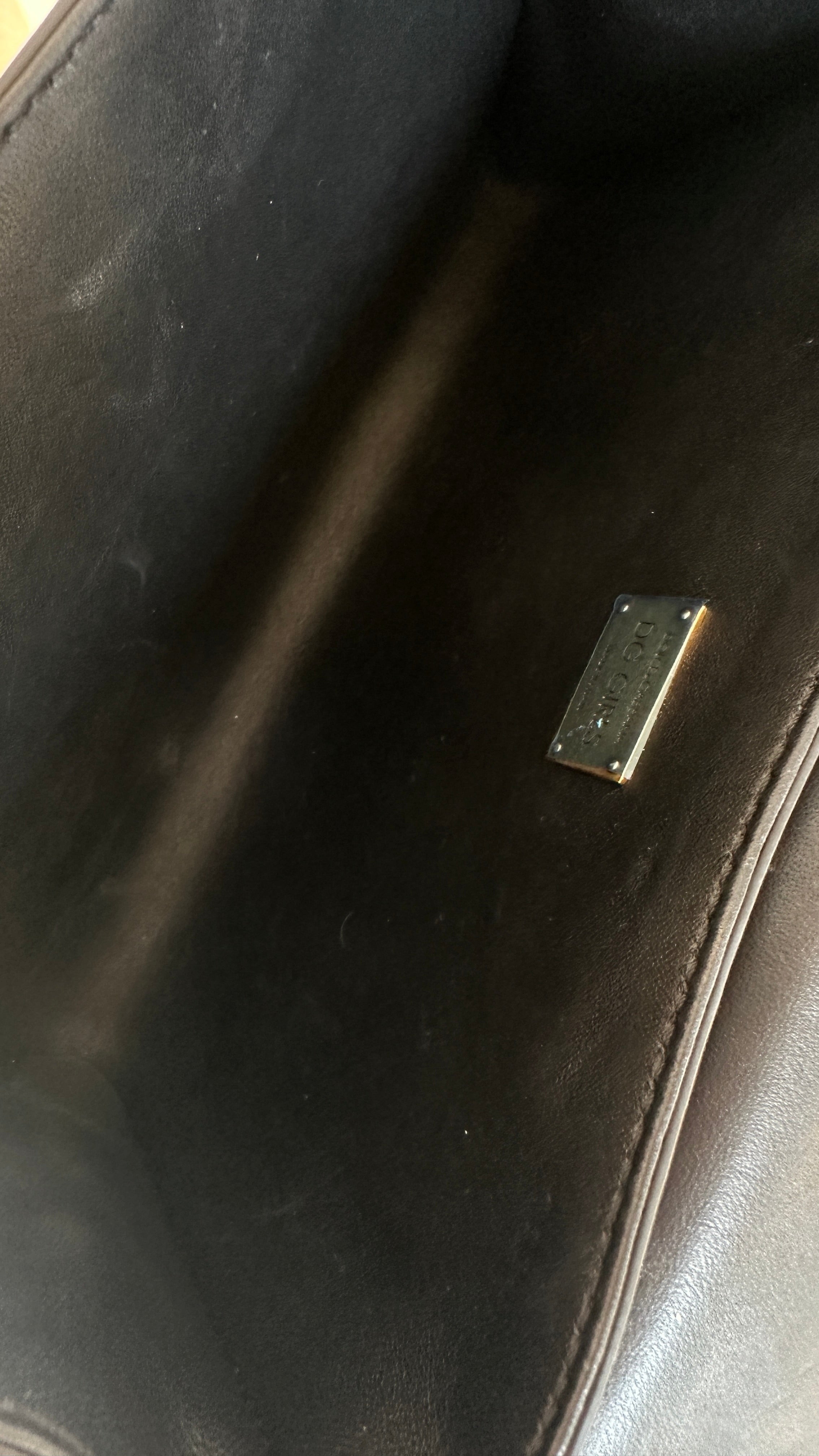 DOLCE & GABBANA DG GIRLS BAG - IN BLACK ROSE