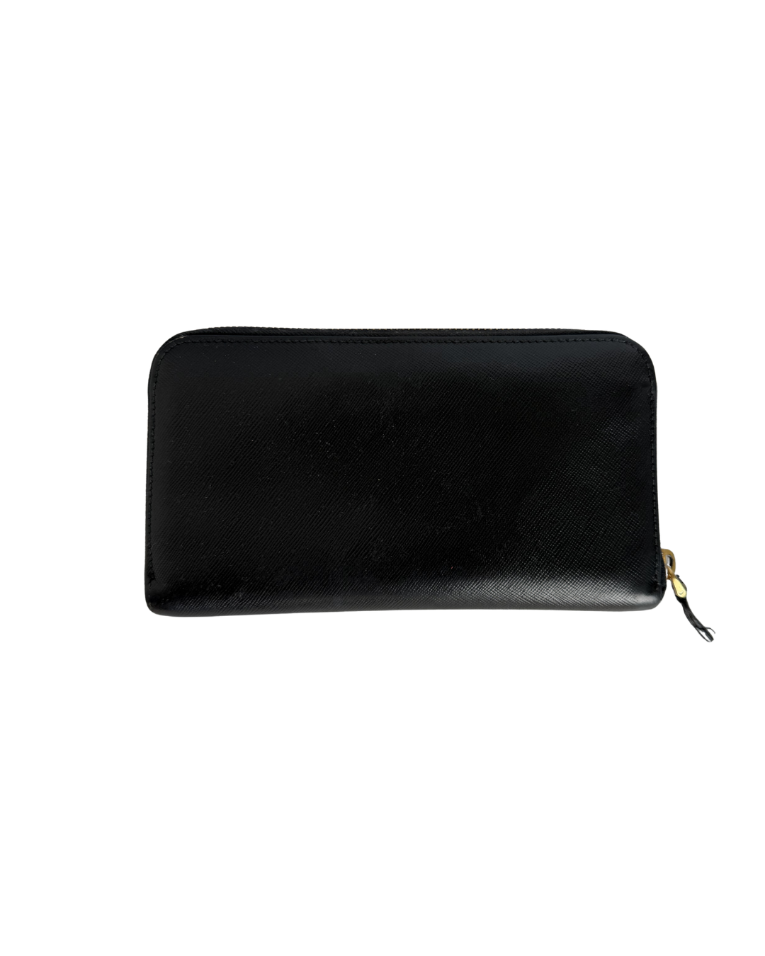 PRADA SAFFIANO LEATHER WALLET IN BLACK