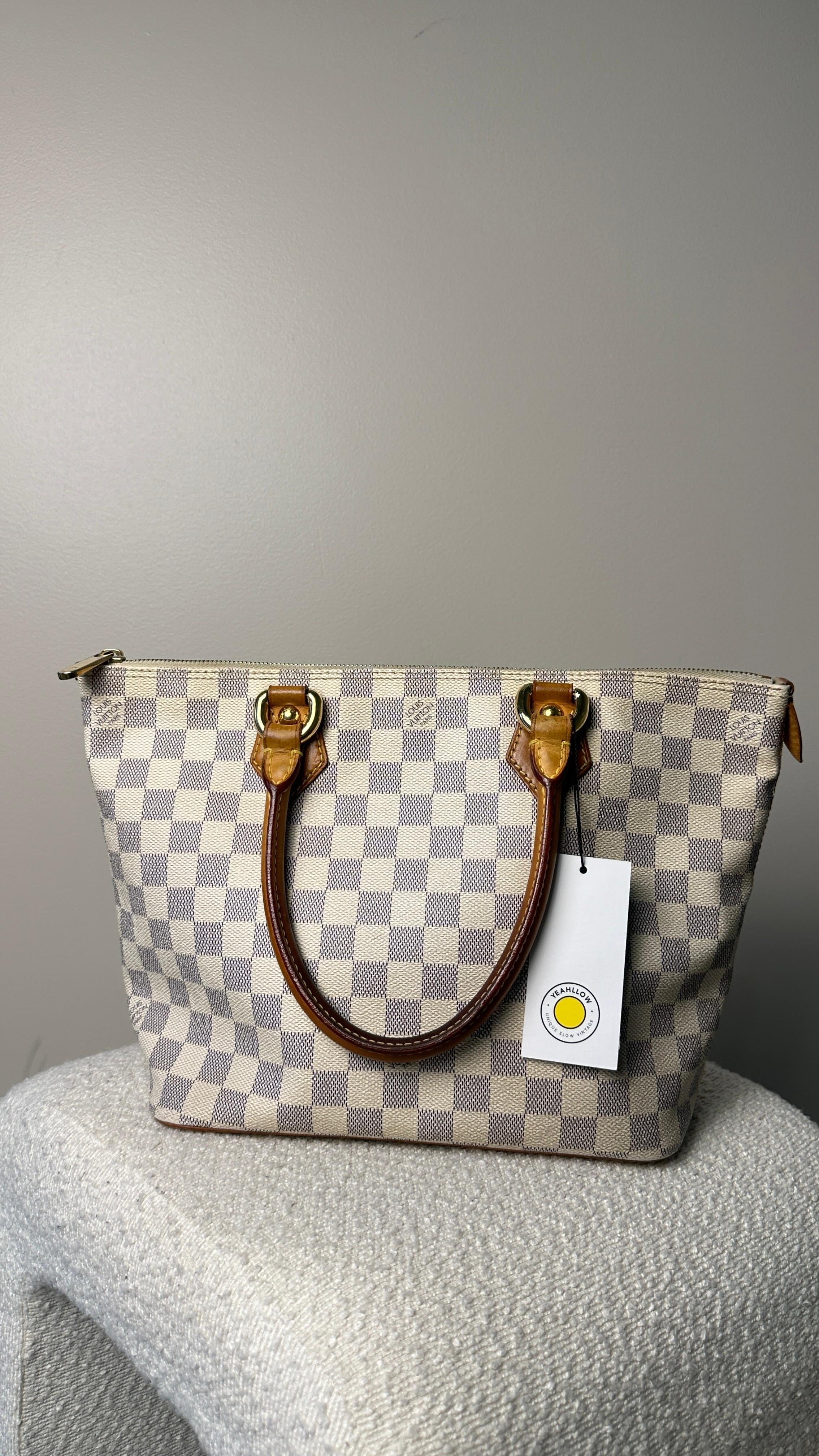 LOUIS VUITTON SALEYA TOTE BAG PM IN WHITE